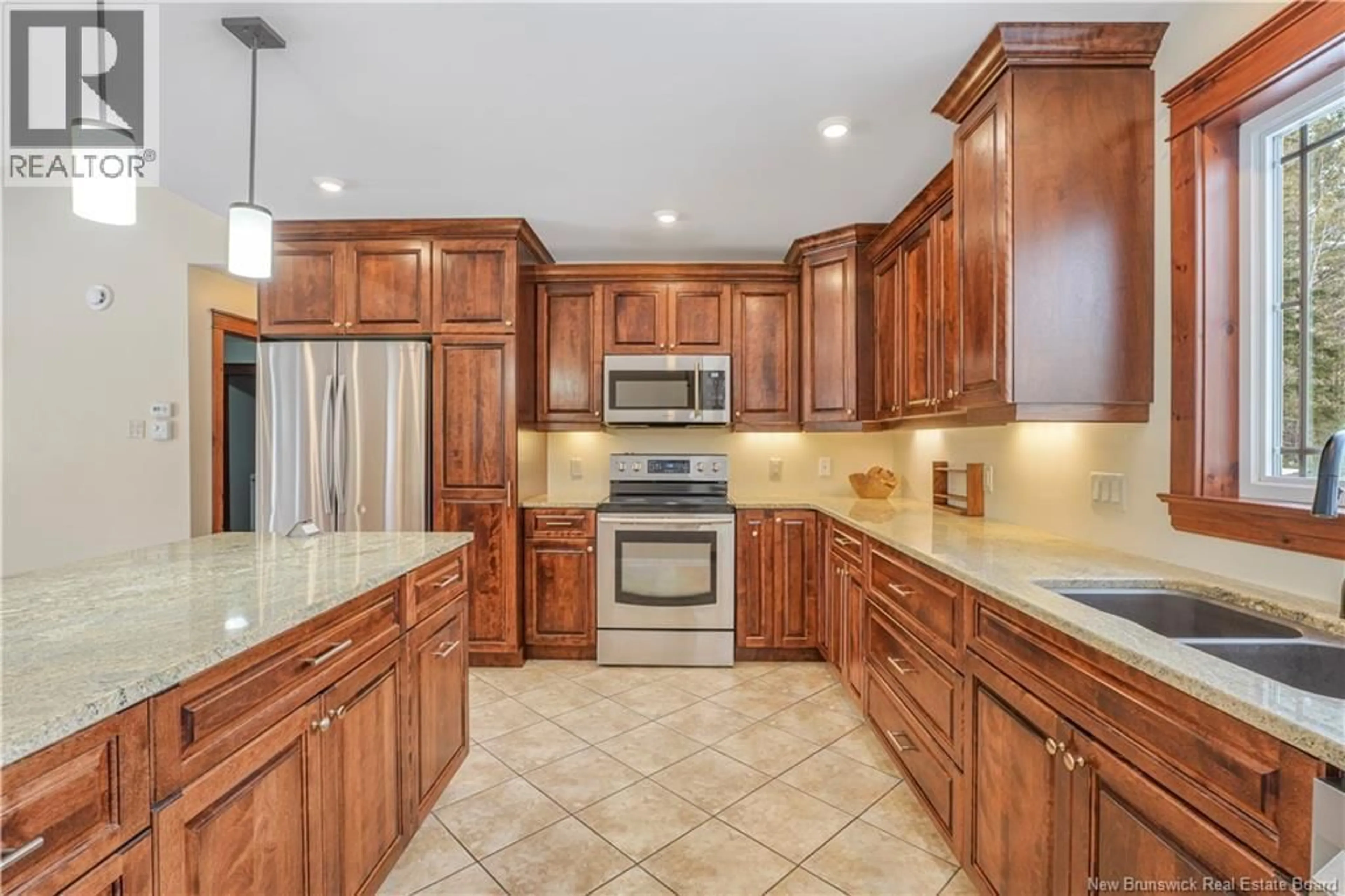 Open concept kitchen, ceramic/tile floor for 950 MAZEROLLE SETTLEMENT ROAD, Mazerolle Settlement New Brunswick E3E2B4