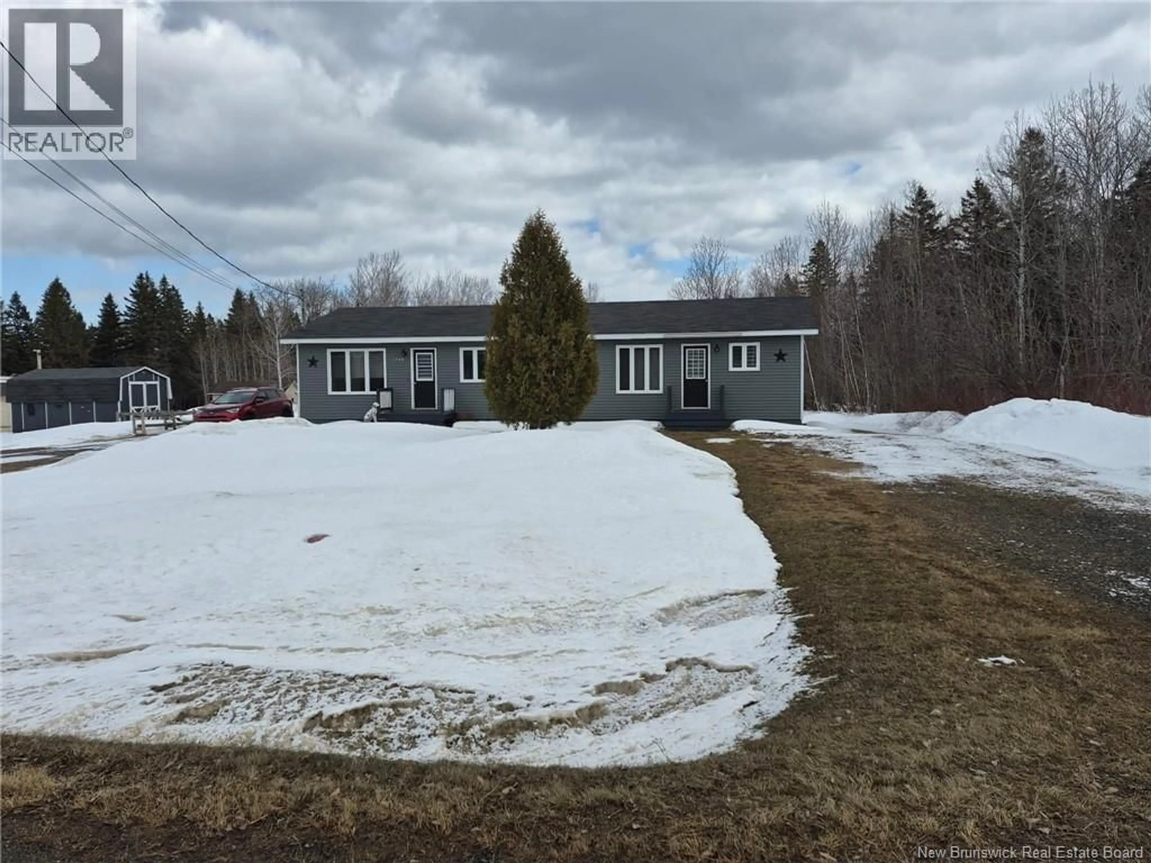 A pic from outside/outdoor area/front of a property/back of a property/a pic from drone, building for 1748 ROUTE 315, Dunlop New Brunswick E8K2P3