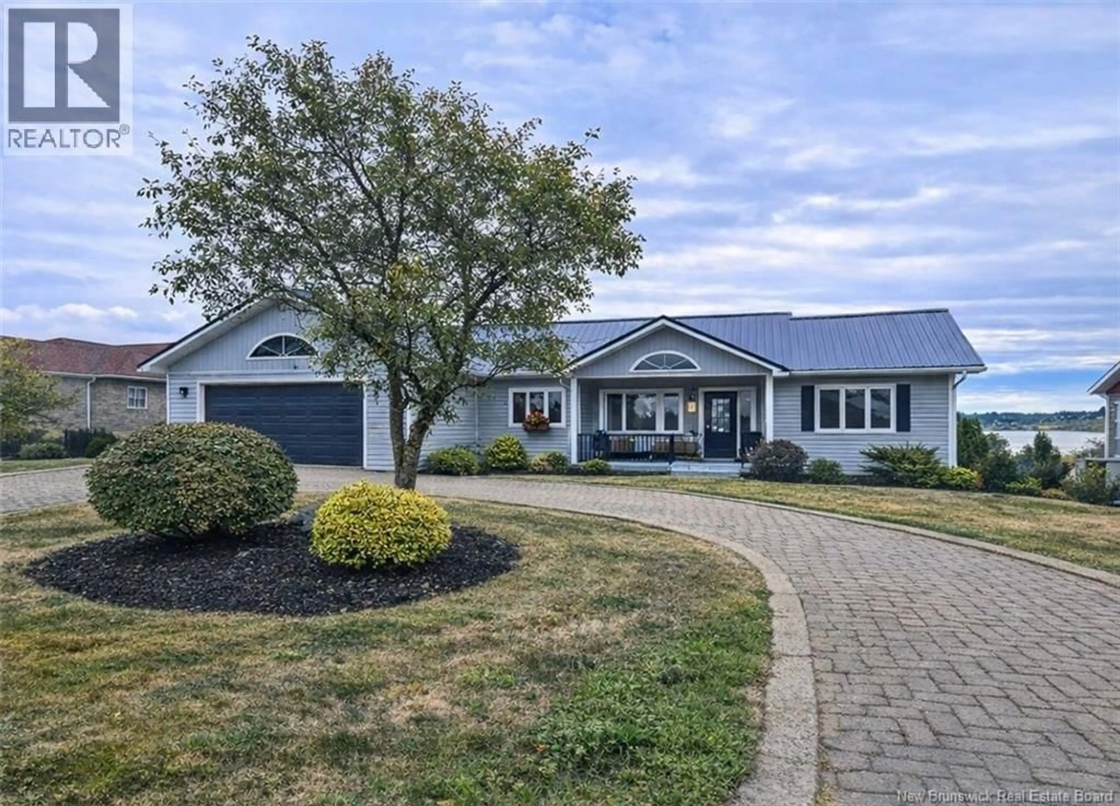 Home with vinyl exterior material, street for 1295 RIVERSIDE DRIVE, Bathurst New Brunswick E2A4X2