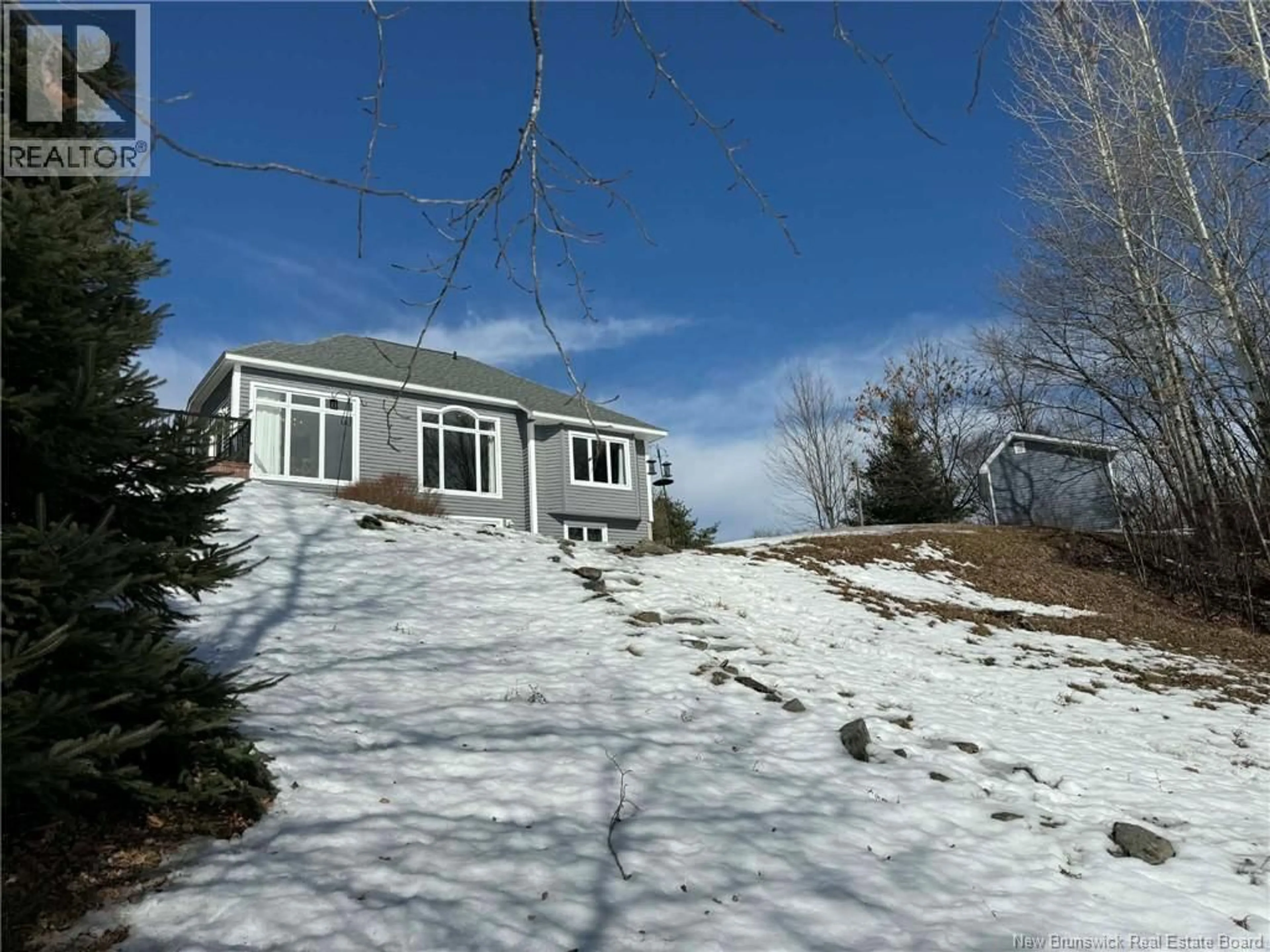 A pic from outside/outdoor area/front of a property/back of a property/a pic from drone, unknown for 15 MYLES LANE, Boom Road New Brunswick E9E2R9