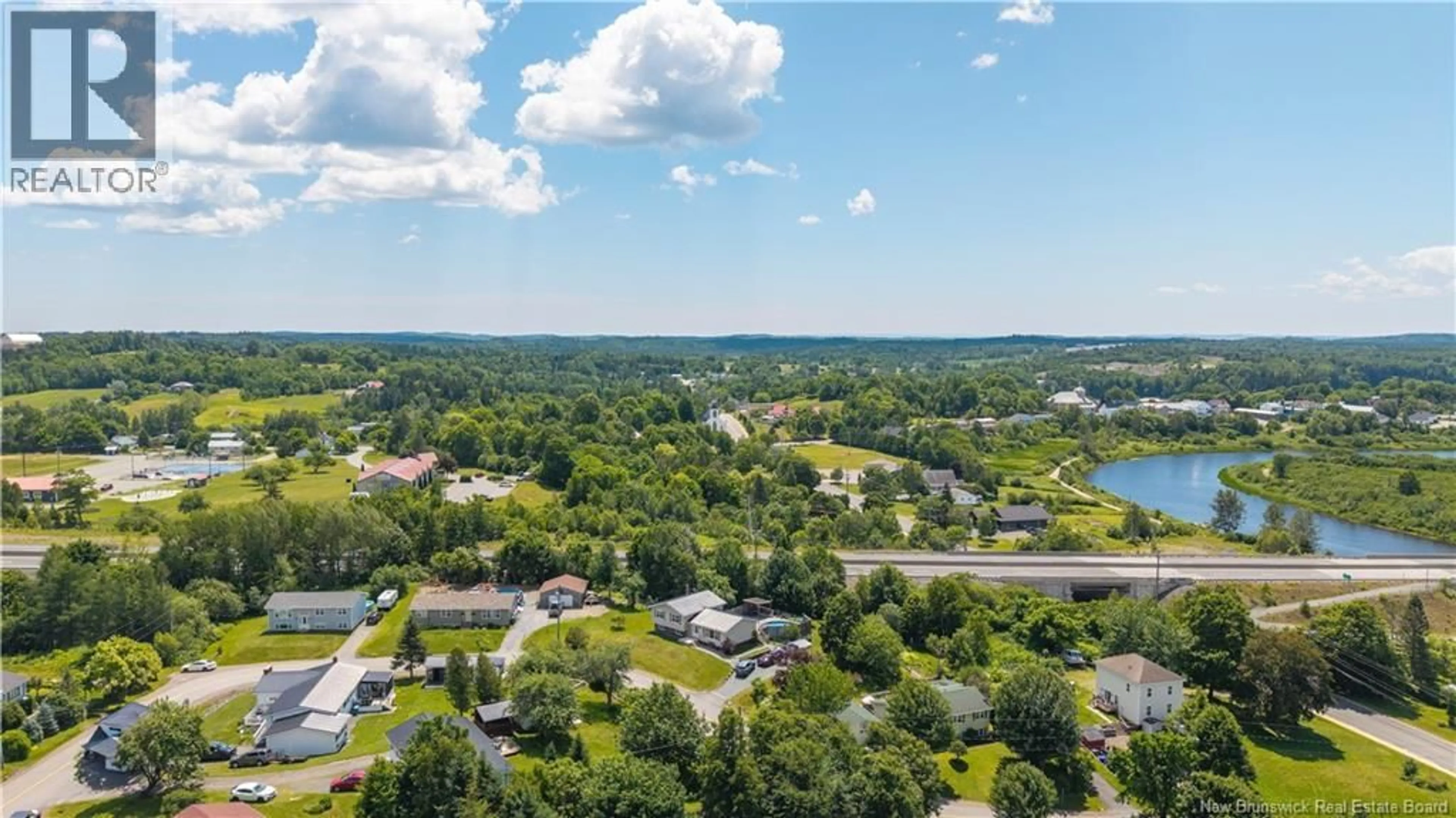 A pic from outside/outdoor area/front of a property/back of a property/a pic from drone, water/lake/river/ocean view for 6 KENNEDY COURT, St George New Brunswick E5C3G4