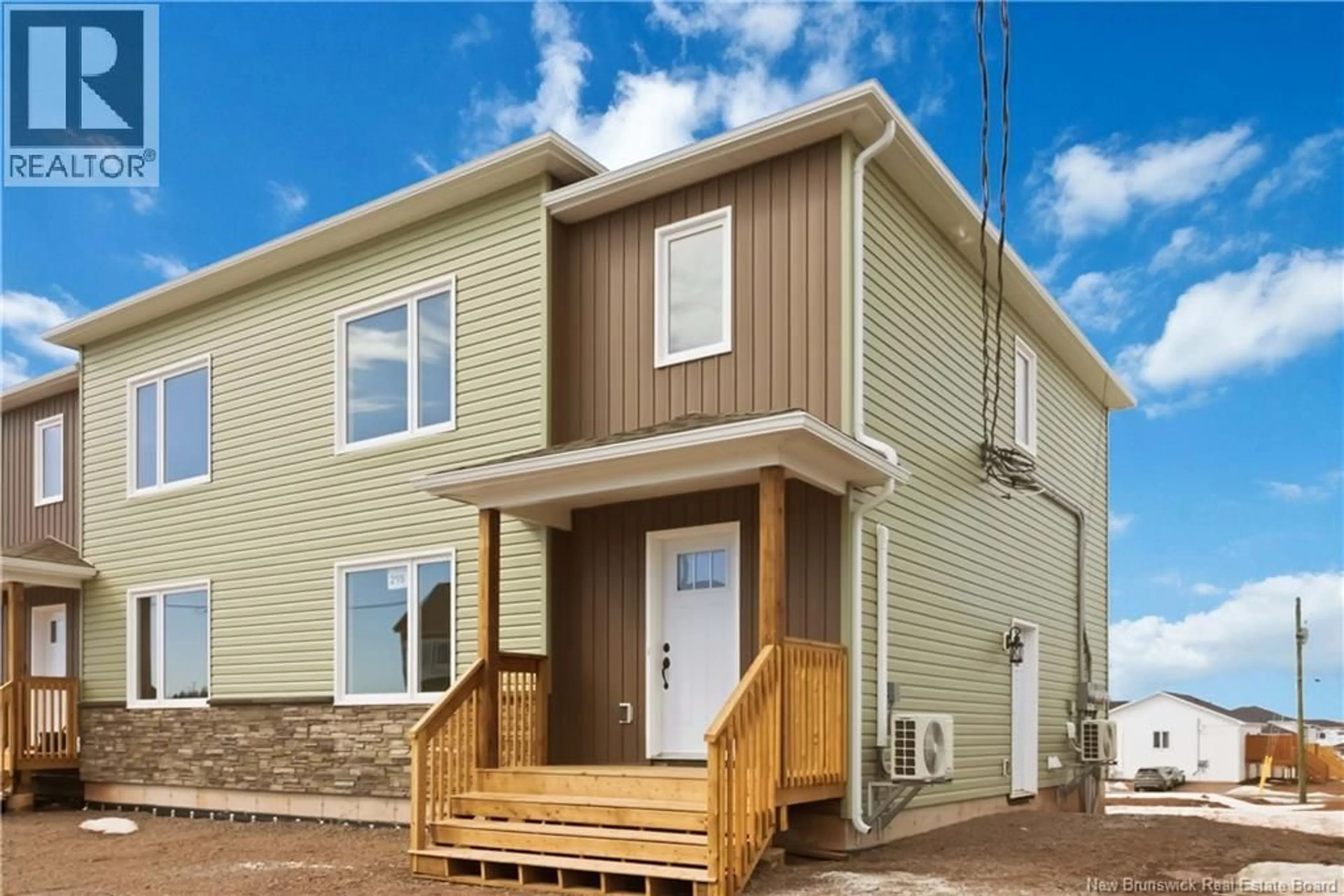 Home with vinyl exterior material, street for 213-215 MACCOUN STREET, Moncton New Brunswick E1K0A1