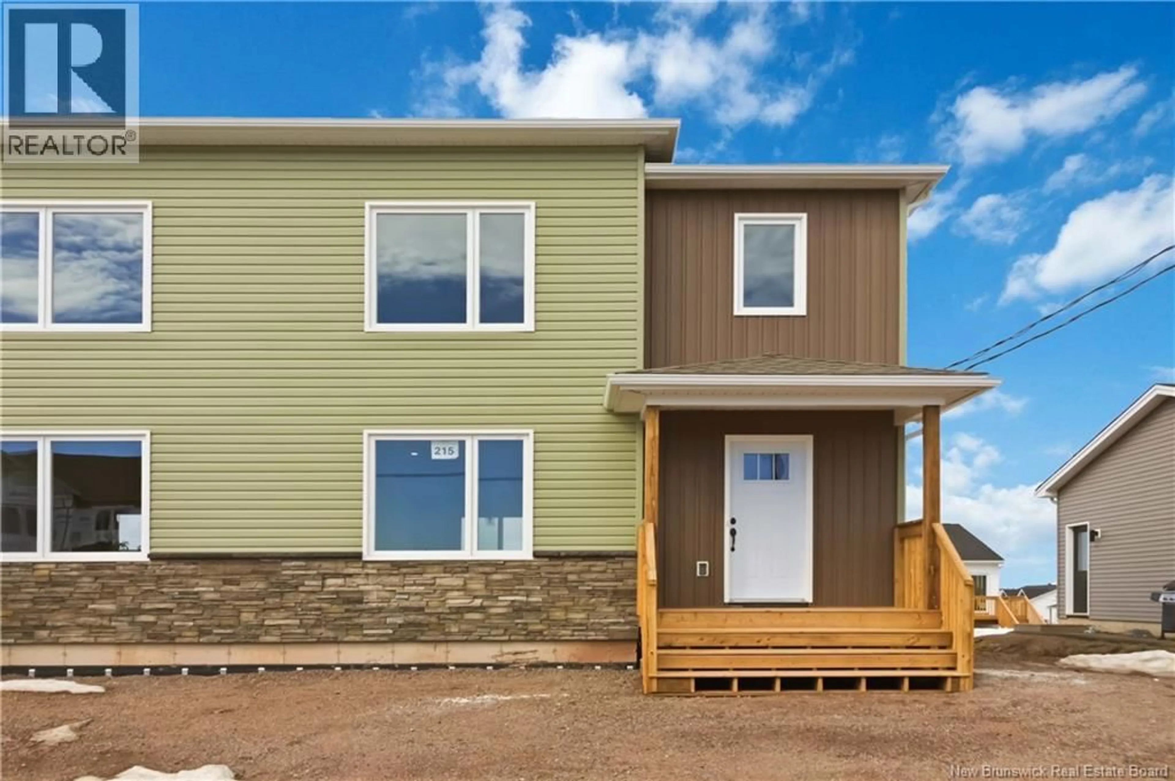 Home with vinyl exterior material, unknown for 213-215 MACCOUN STREET, Moncton New Brunswick E1K0A1