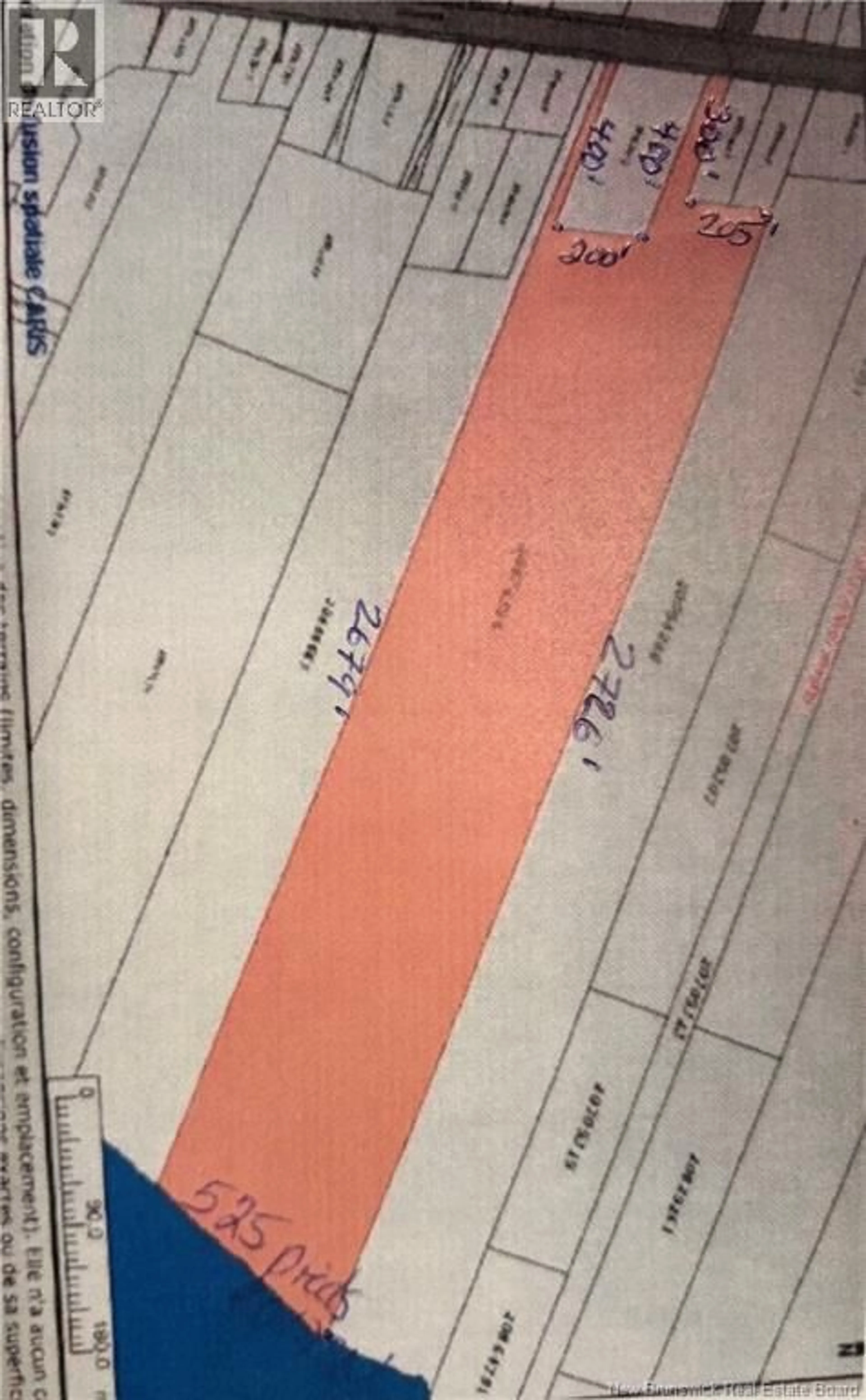 Picture of a map for 11540 ROUTE 11, Pokemouche New Brunswick E8P1K2