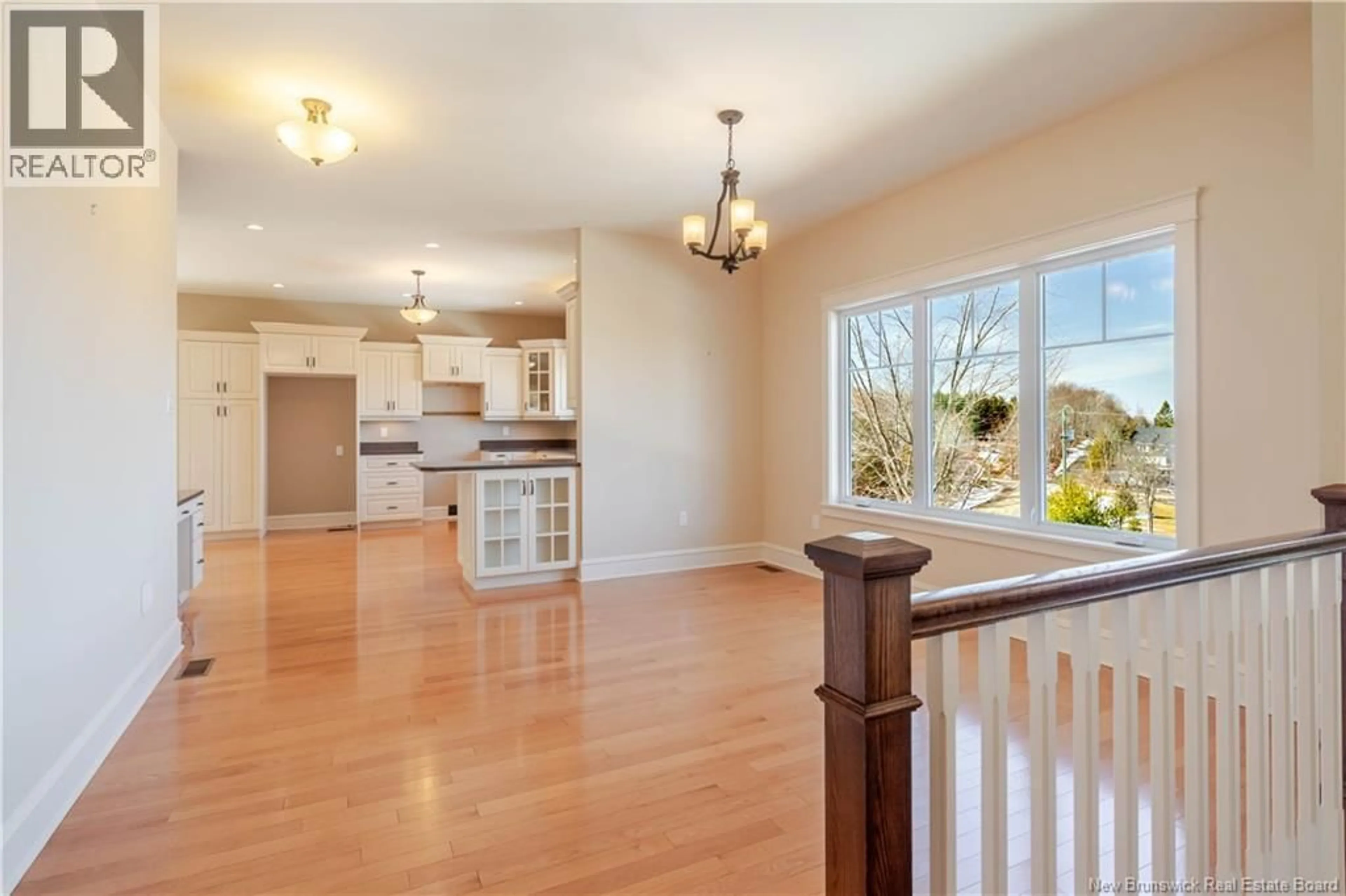 Open concept kitchen, wood/laminate floor for 20 HEADLAND ROAD, Upper Kingsclear New Brunswick E3B0H8