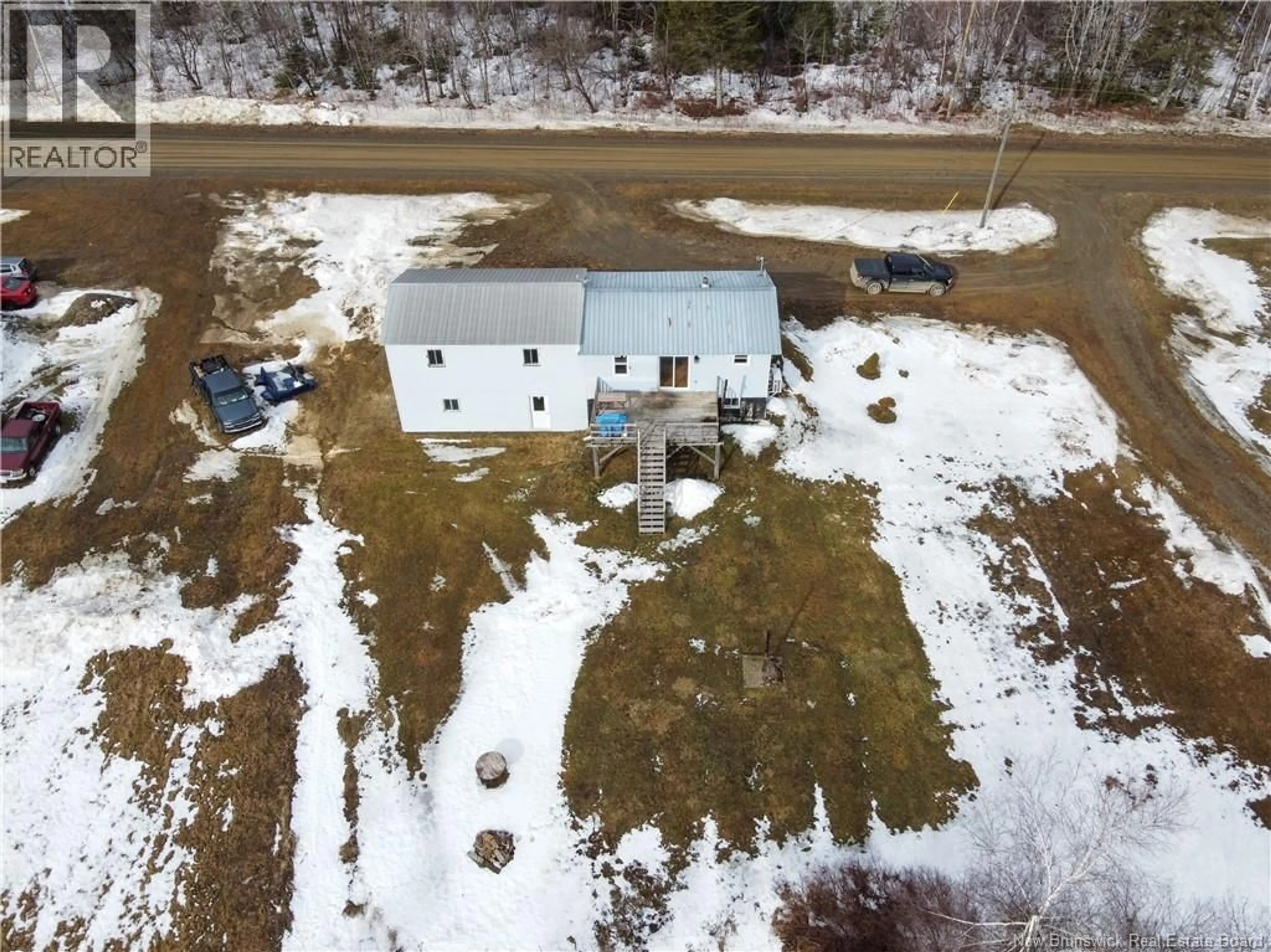 A pic from outside/outdoor area/front of a property/back of a property/a pic from drone, building for 491 EAST IRISH SETTLEMENT ROAD, Irish Settlement New Brunswick E7M4Z2