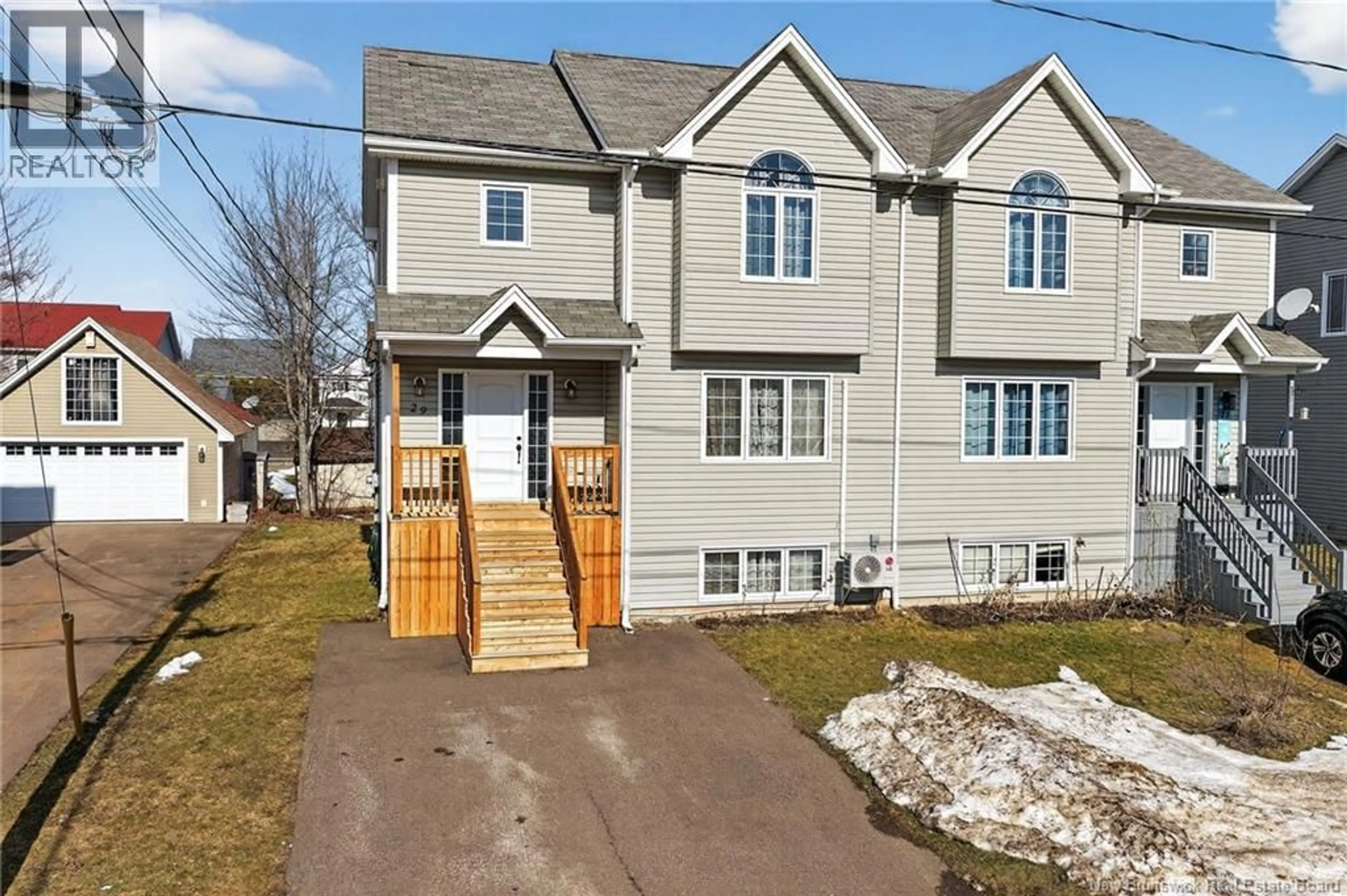 Home with vinyl exterior material, street for 29 ASPENROSE COURT, Moncton New Brunswick E1G0G6