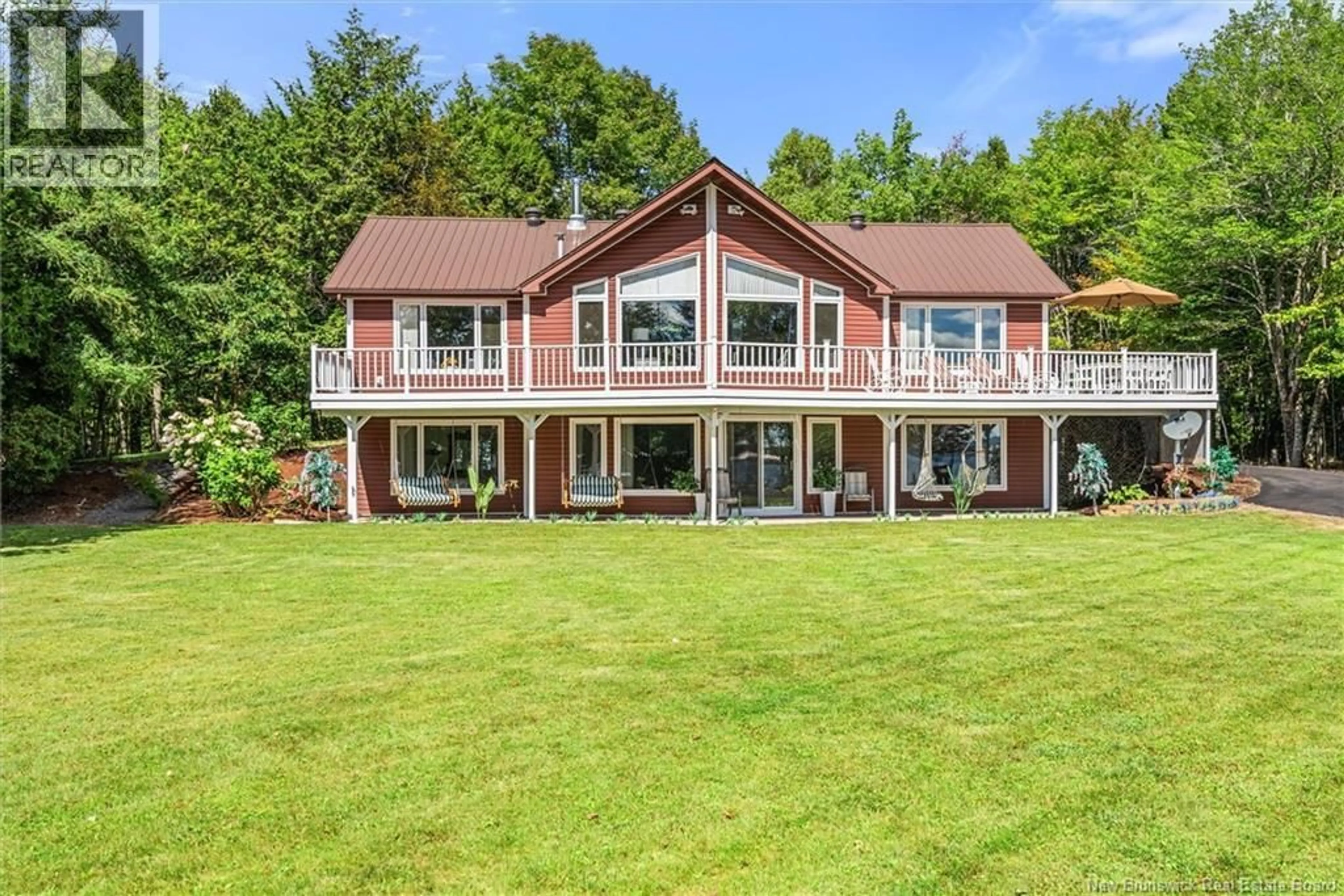 Home with vinyl exterior material, water/lake/river/ocean view for 71 STEVENSON LANE, Green Mountain New Brunswick E6H1Y6