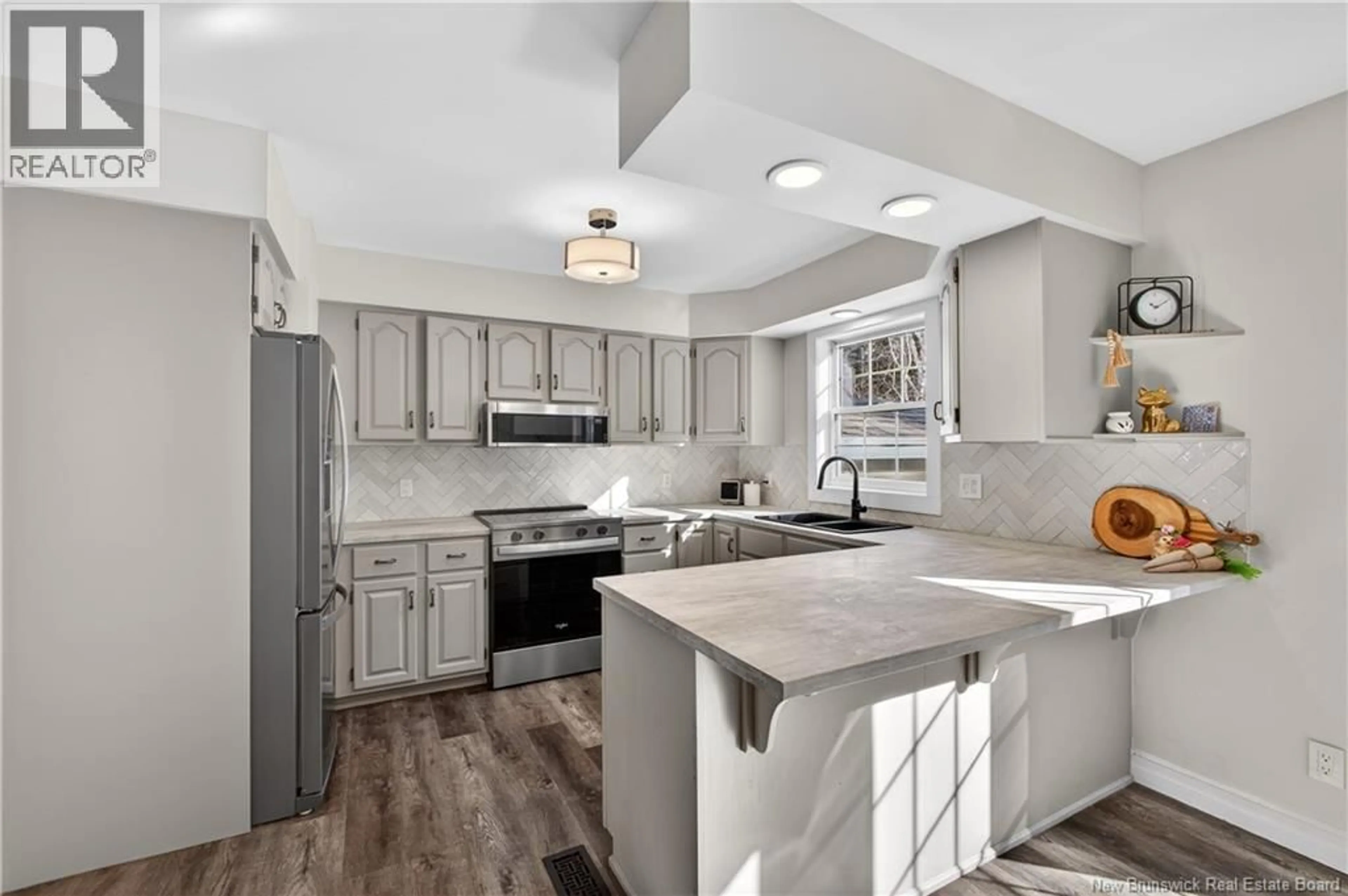 Open concept kitchen, ceramic/tile floor for 25 NORTH BOOM ROAD, Strathadam New Brunswick E1V4H3