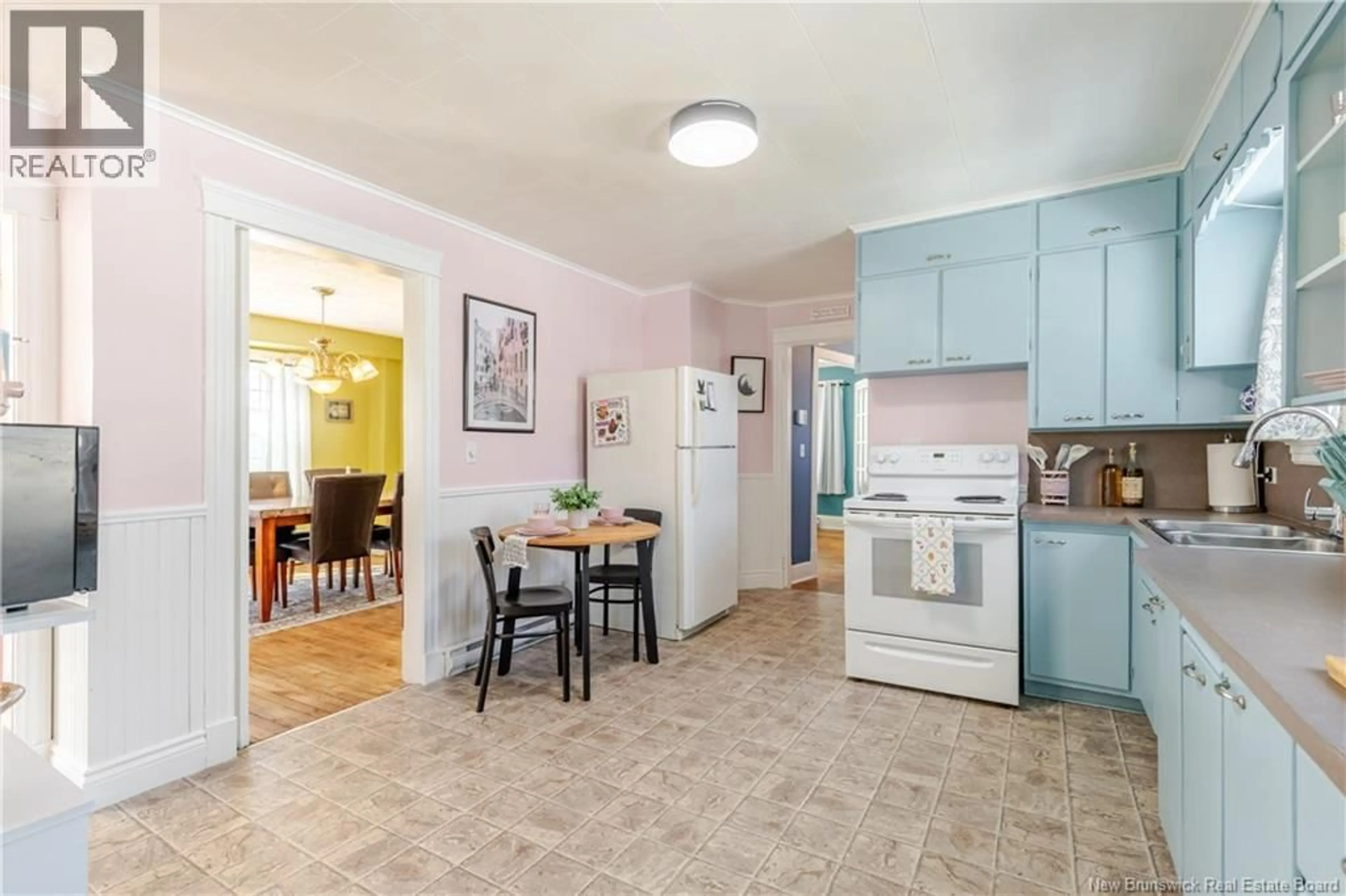 Open concept kitchen, ceramic/tile floor for 600 PLEASANT DRIVE, Minto New Brunswick E4B2T7