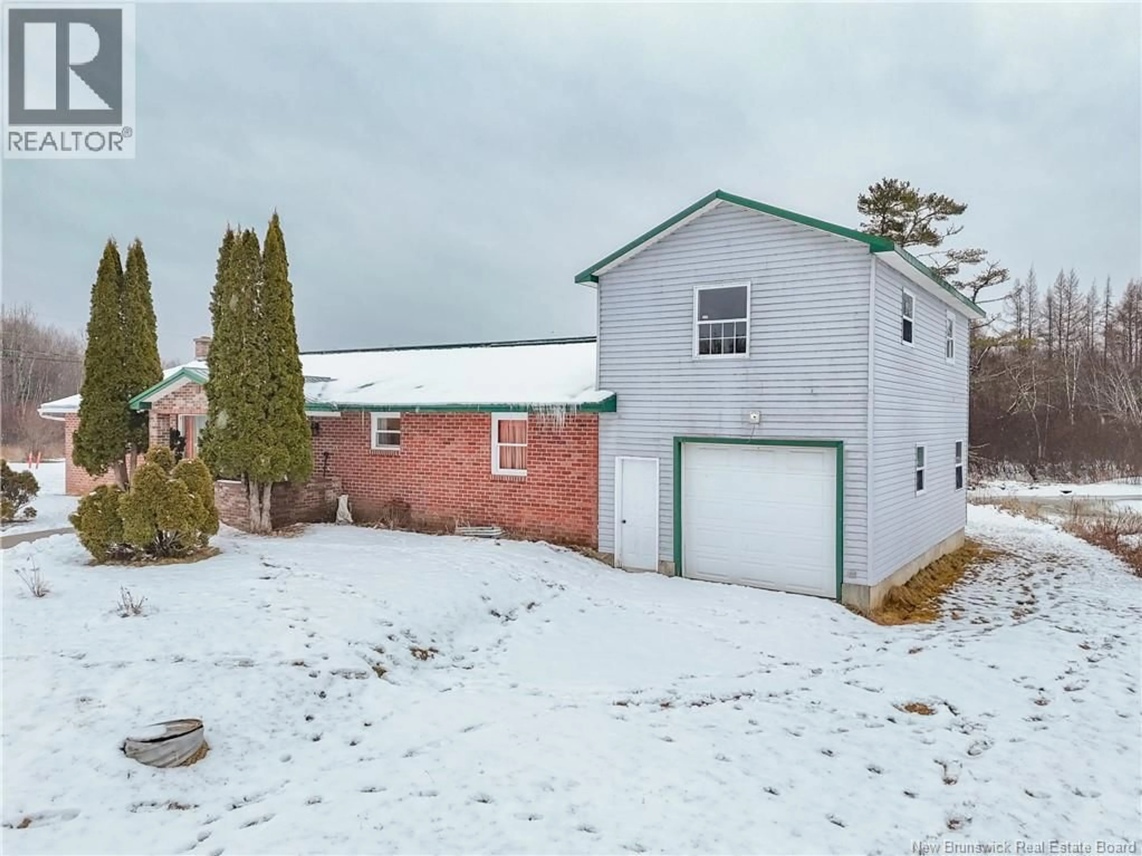 A pic from outside/outdoor area/front of a property/back of a property/a pic from drone, street for 763 ROUTE 655, Waasis New Brunswick E3B8V4