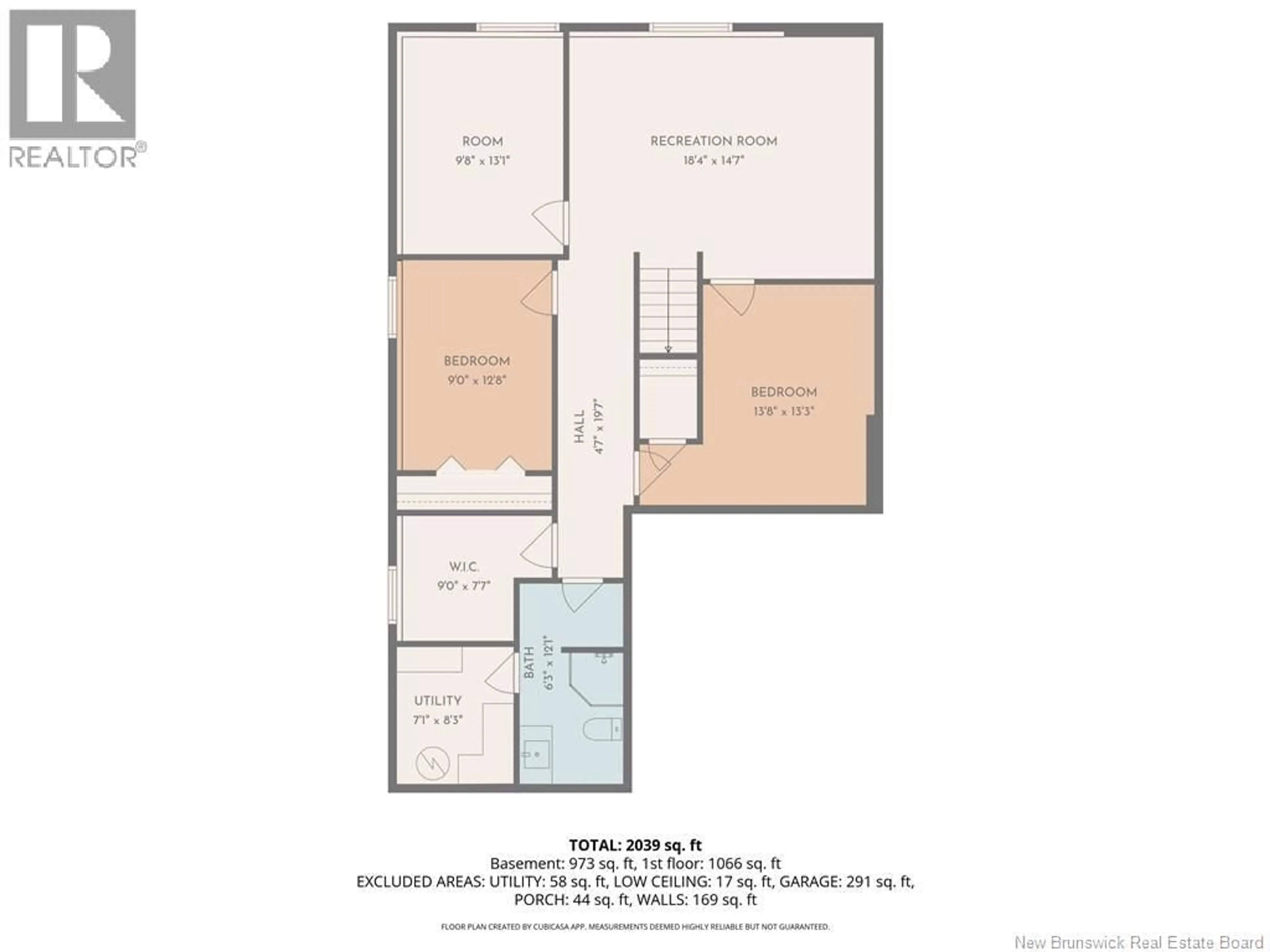 Floor plan for 43 MOSAIC DRIVE, Saint John New Brunswick E2J0K1