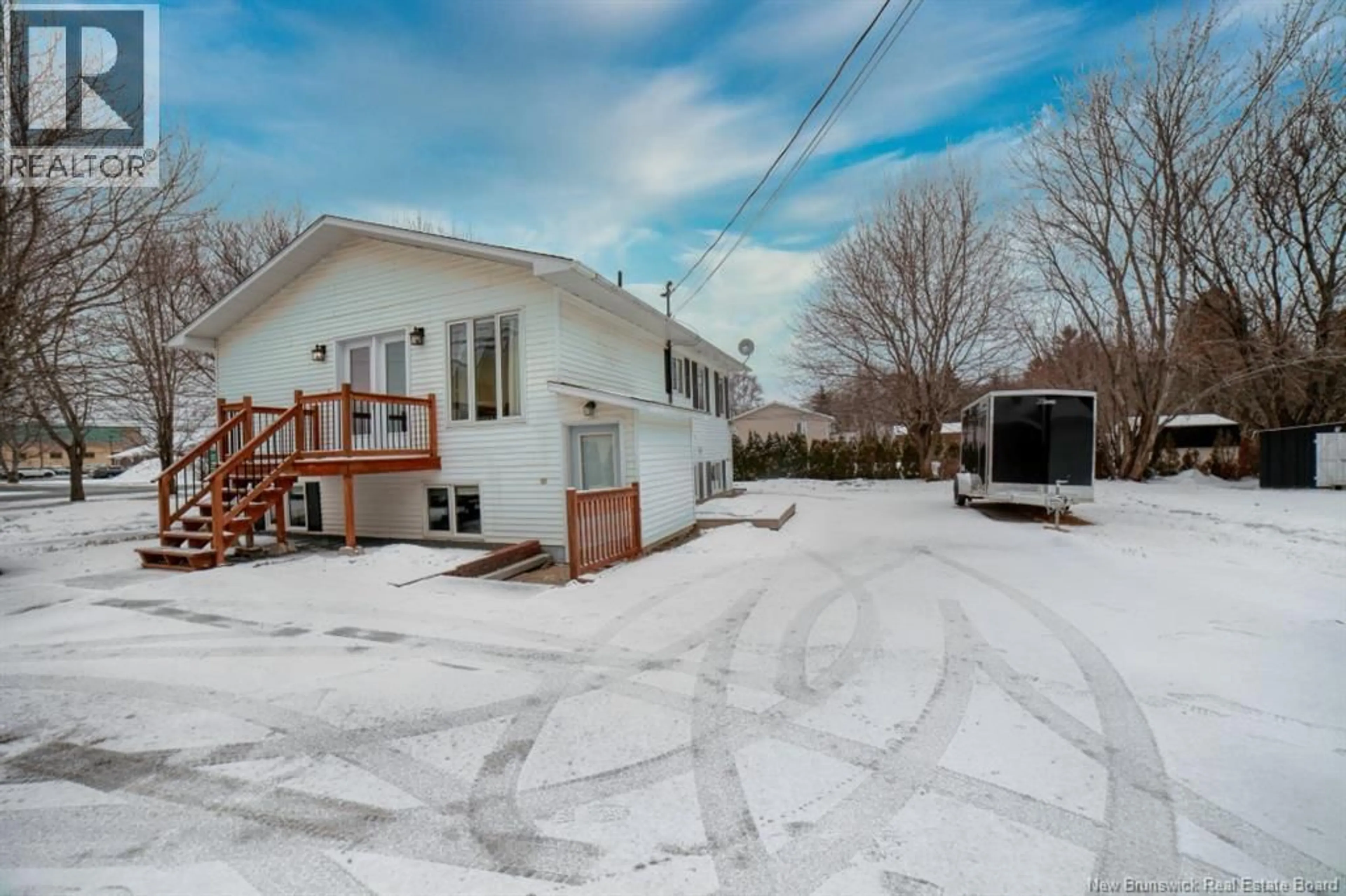 A pic from outside/outdoor area/front of a property/back of a property/a pic from drone, street for 1890 VALLEE LOURDES DRIVE, Bathurst New Brunswick E2A4R9