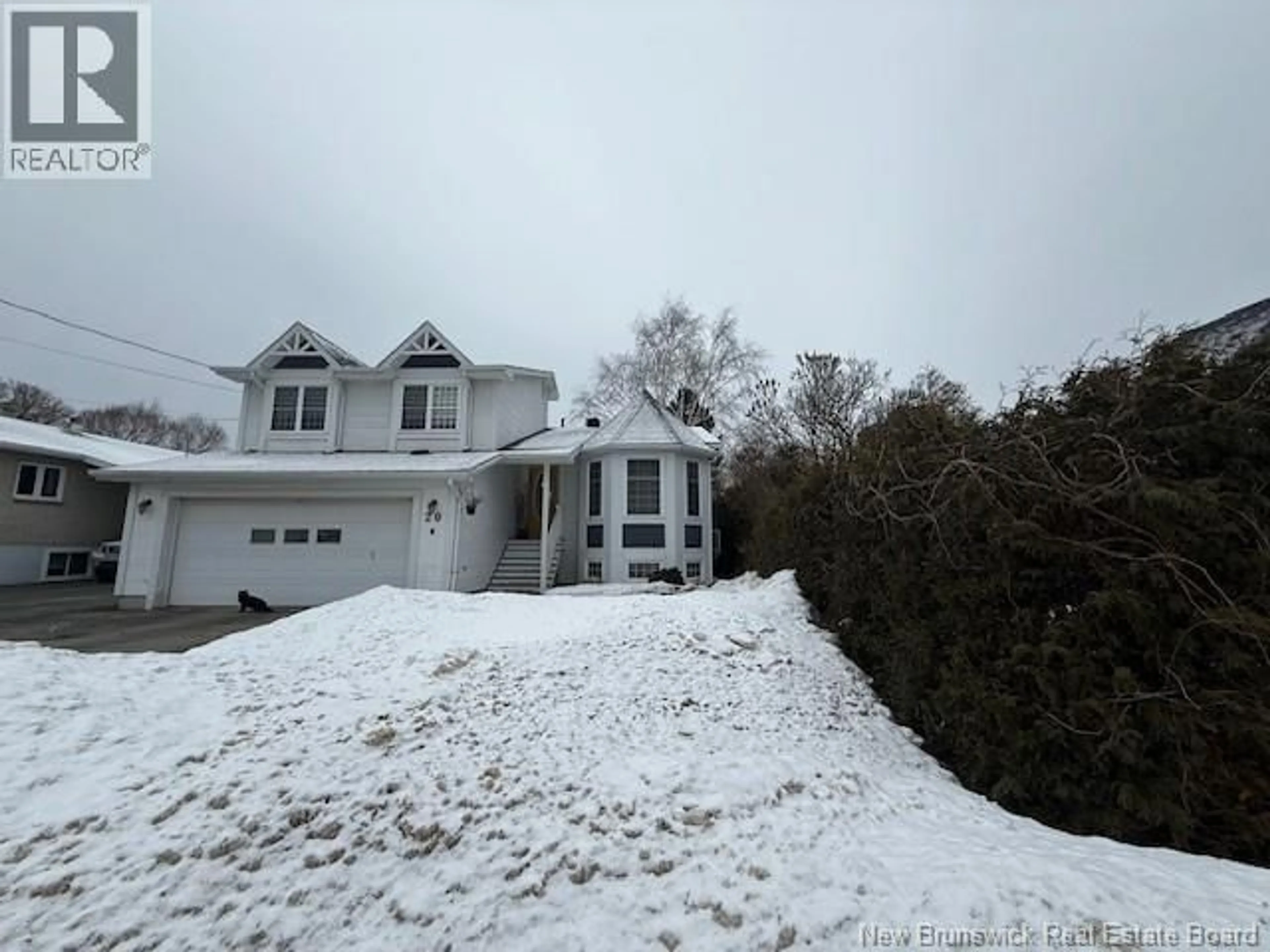 A pic from outside/outdoor area/front of a property/back of a property/a pic from drone, mountain view for 20 QUEEN STREET, Campbellton New Brunswick E3N1W8