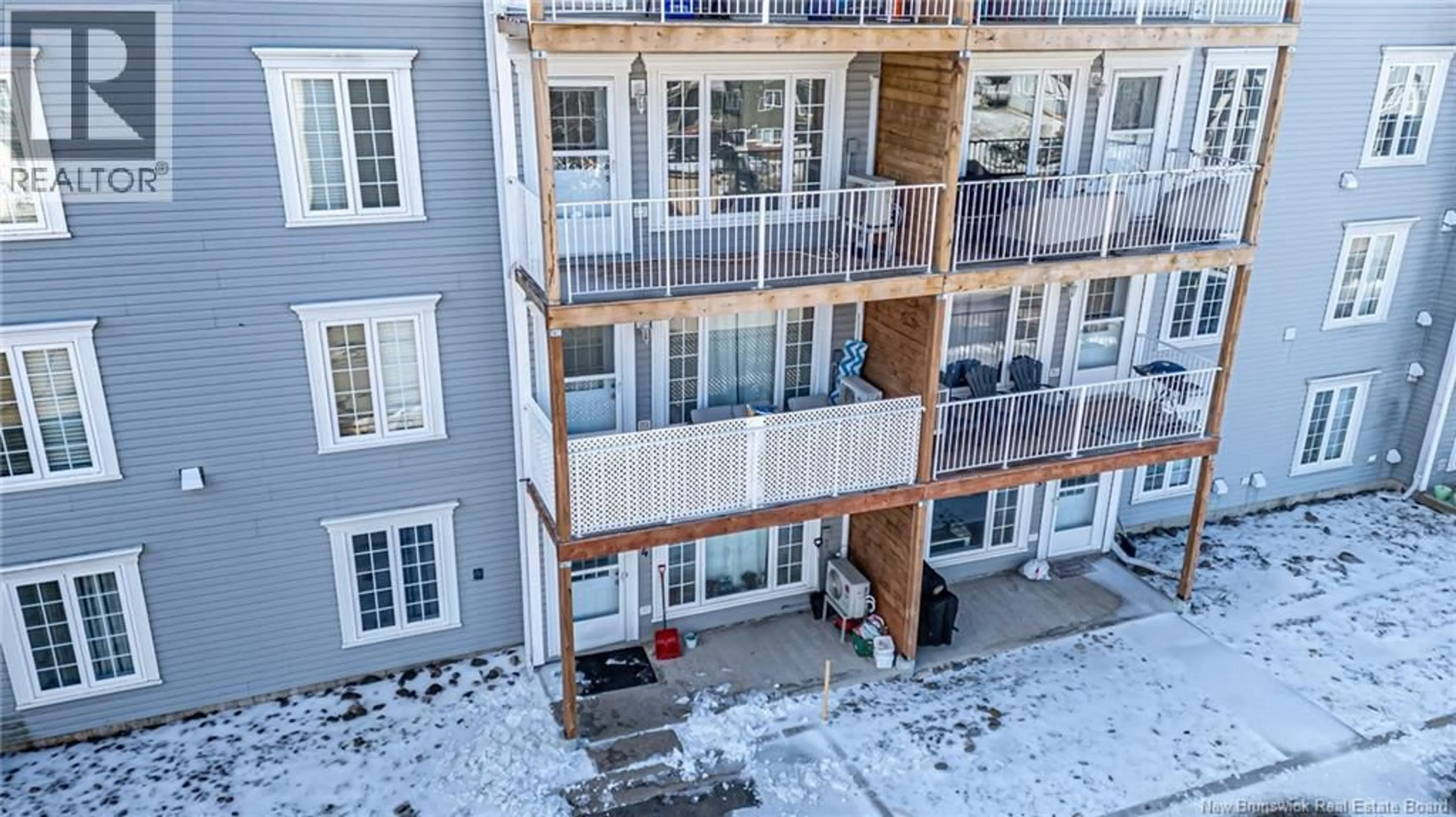 A pic from outside/outdoor area/front of a property/back of a property/a pic from drone, city buildings view from balcony for 18 - 51 LIAN STREET, Fredericton New Brunswick E3C0A2