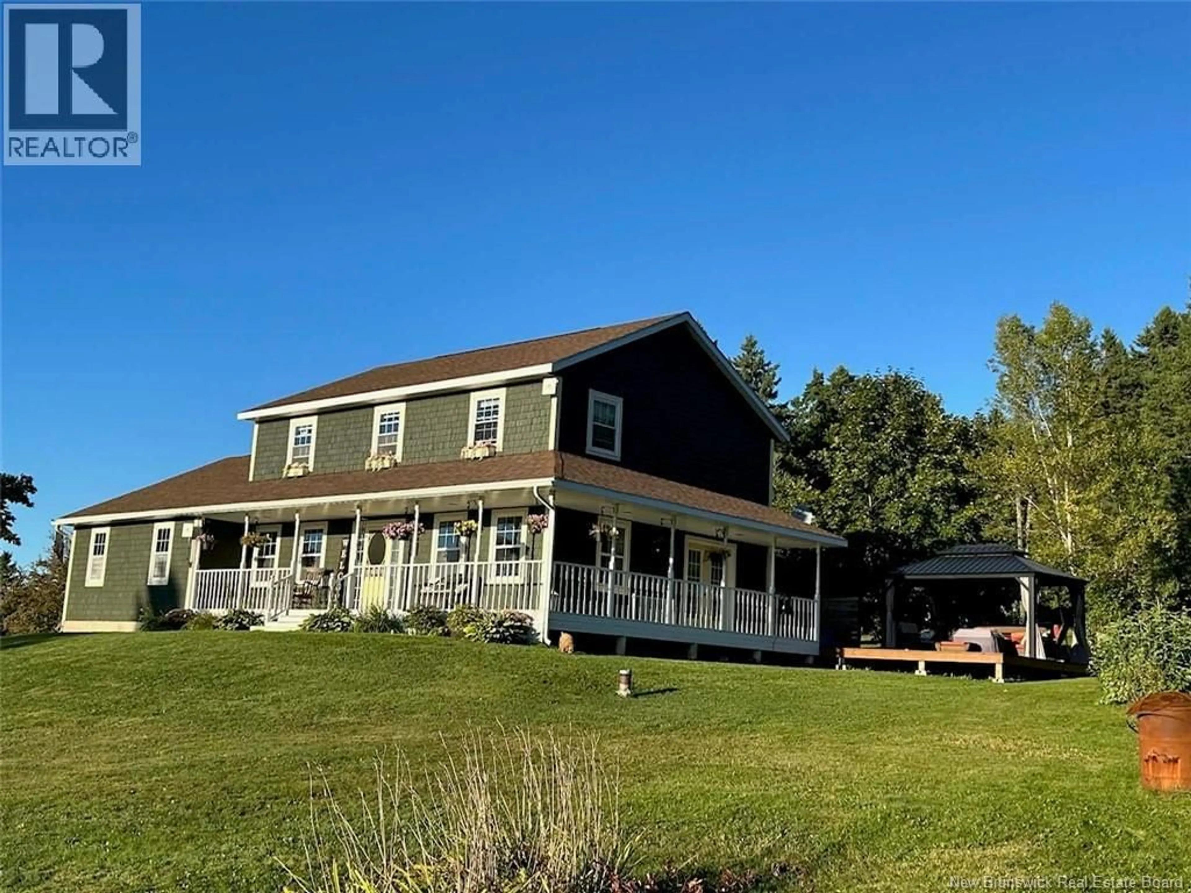 A pic from outside/outdoor area/front of a property/back of a property/a pic from drone, unknown for 1178 ROUTE 850, Kiersteadville New Brunswick E5T3P4