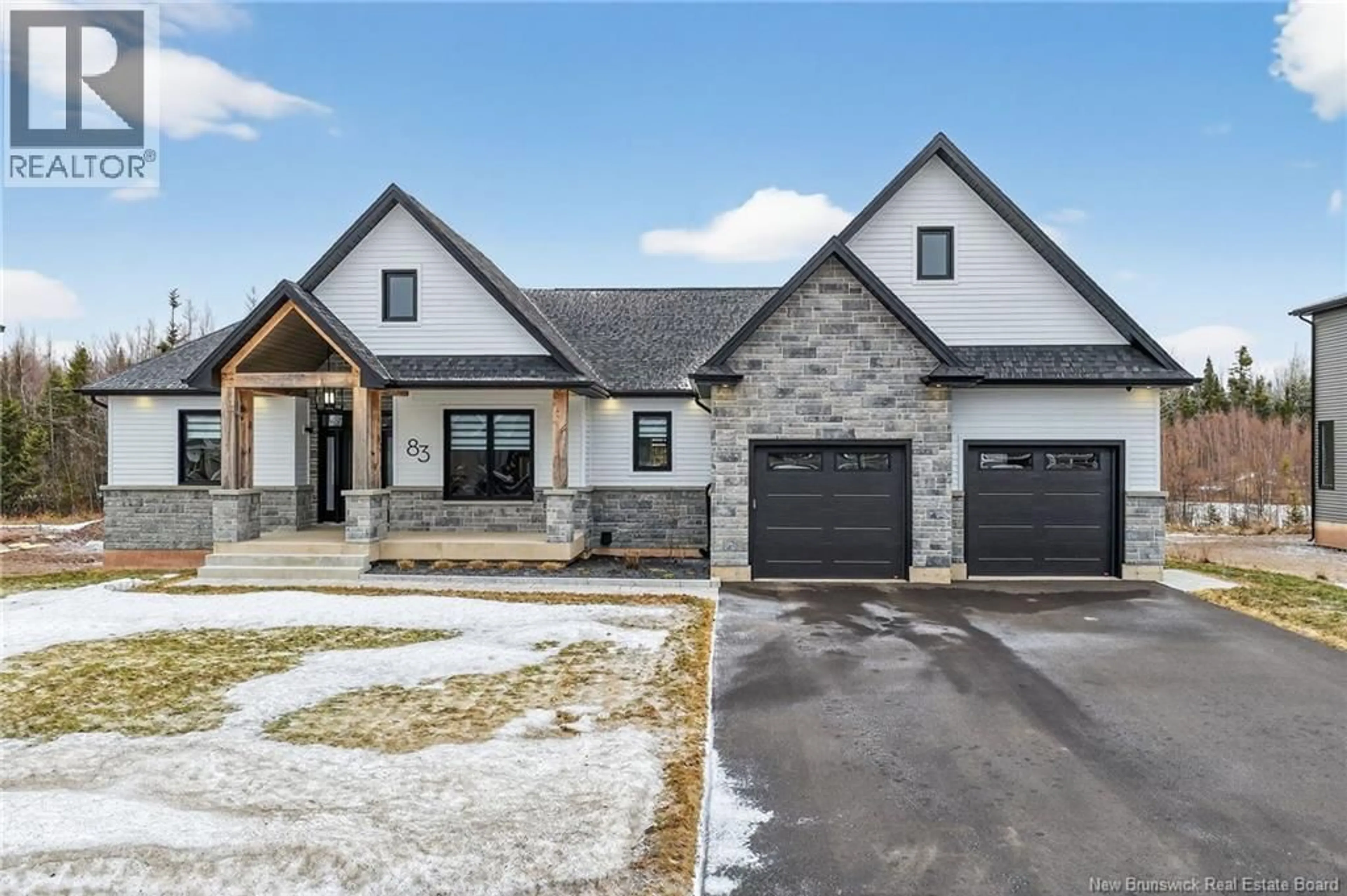 Home with brick exterior material, street for 83 ROYAL OAKS, Moncton New Brunswick E1H2P7