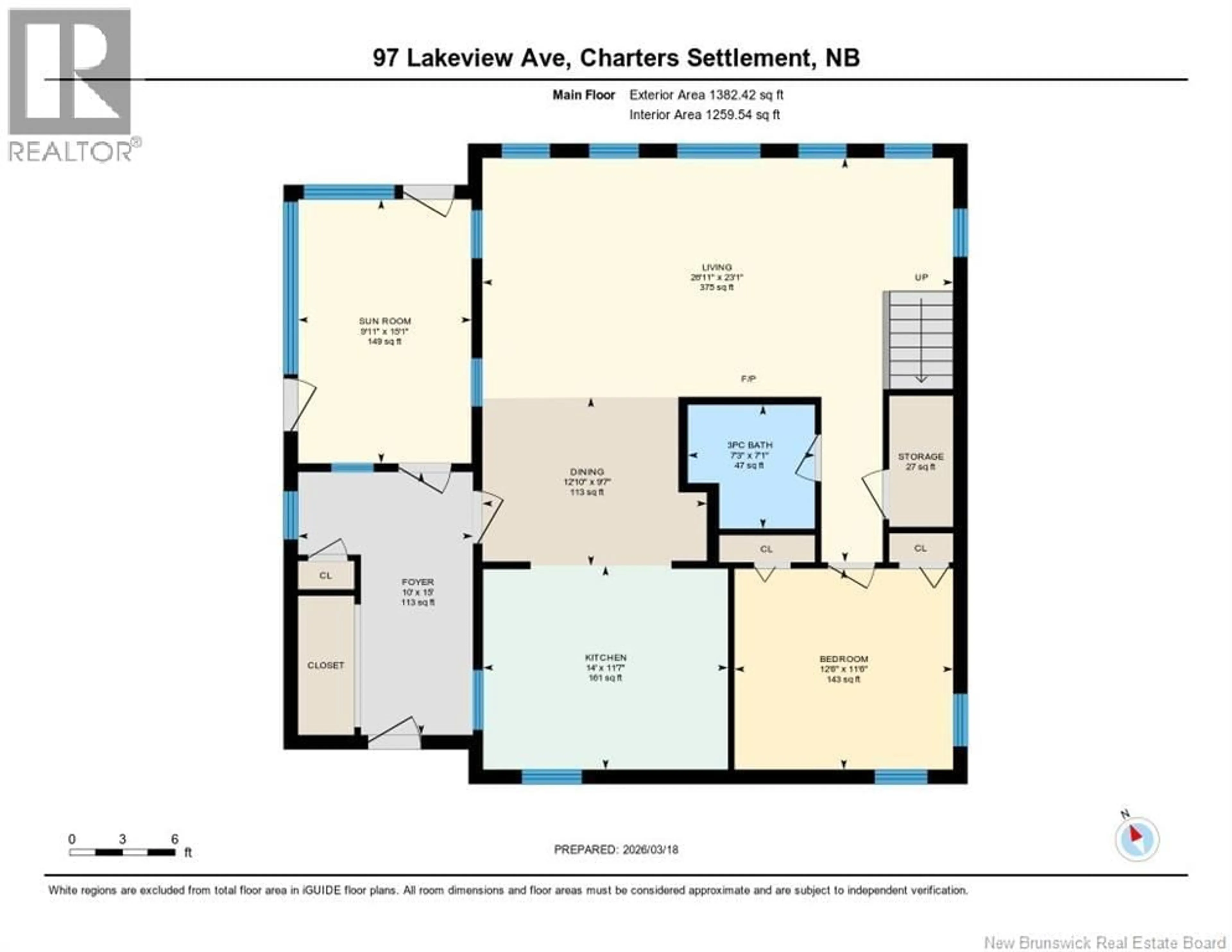 Floor plan for 97 LAKEVIEW AVENUE, Charters Settlement New Brunswick E3C1W7