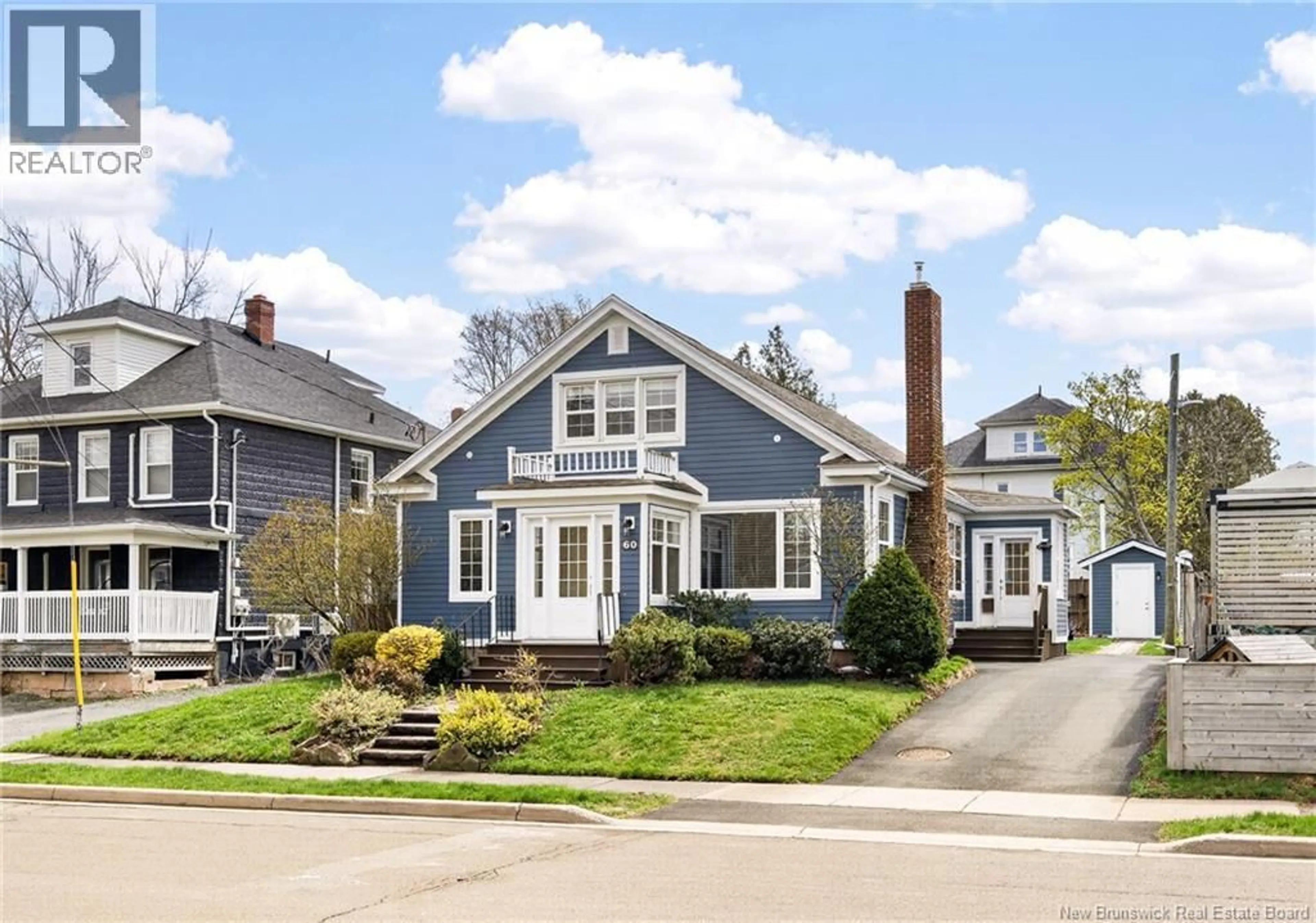 Home with vinyl exterior material, street for 60 MARJORIE STREET, Moncton New Brunswick E1C2X1