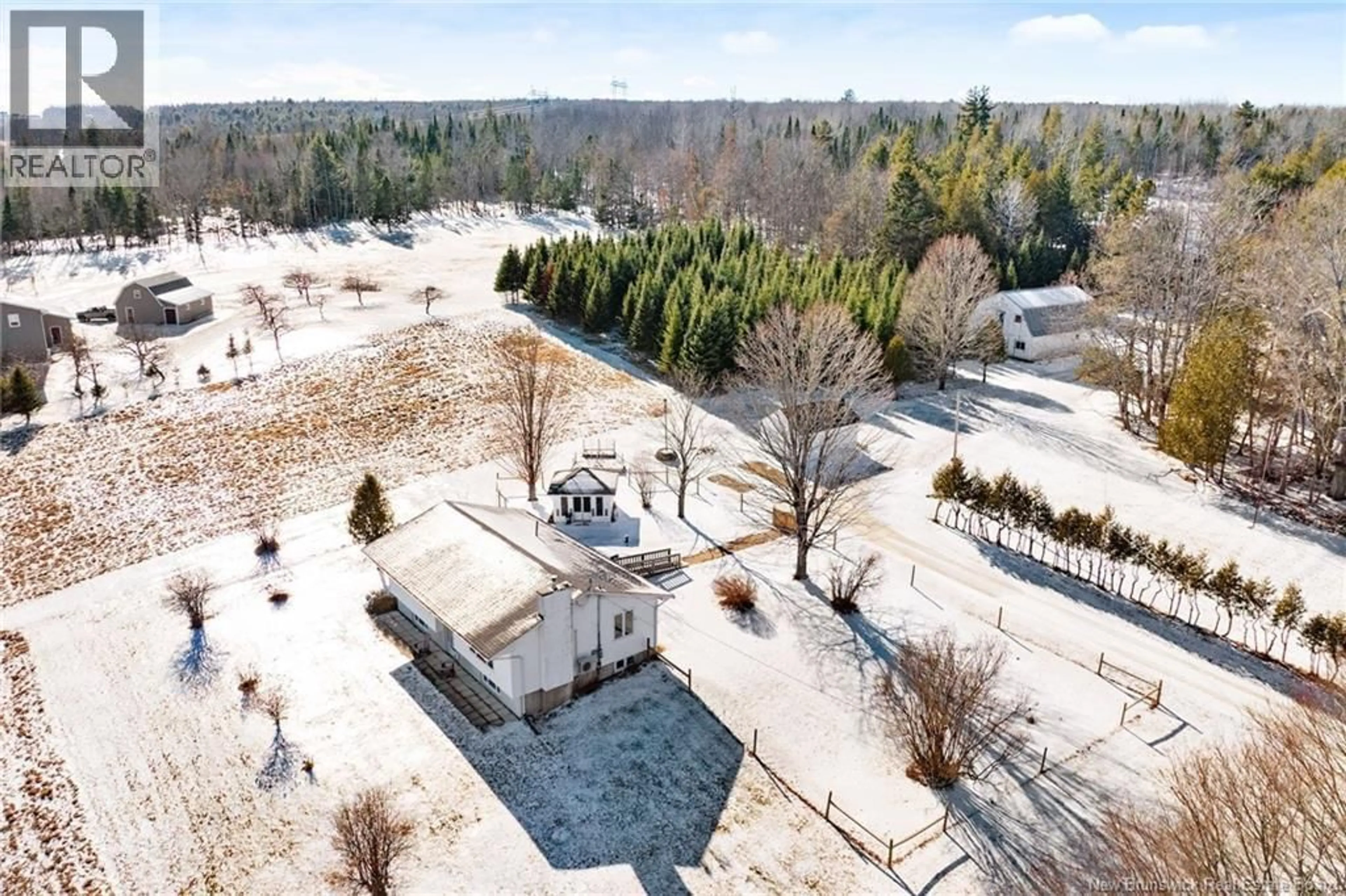 A pic from outside/outdoor area/front of a property/back of a property/a pic from drone, unknown for 353 TRIPP SETTLEMENT ROAD, Keswick Ridge New Brunswick E6L1W6