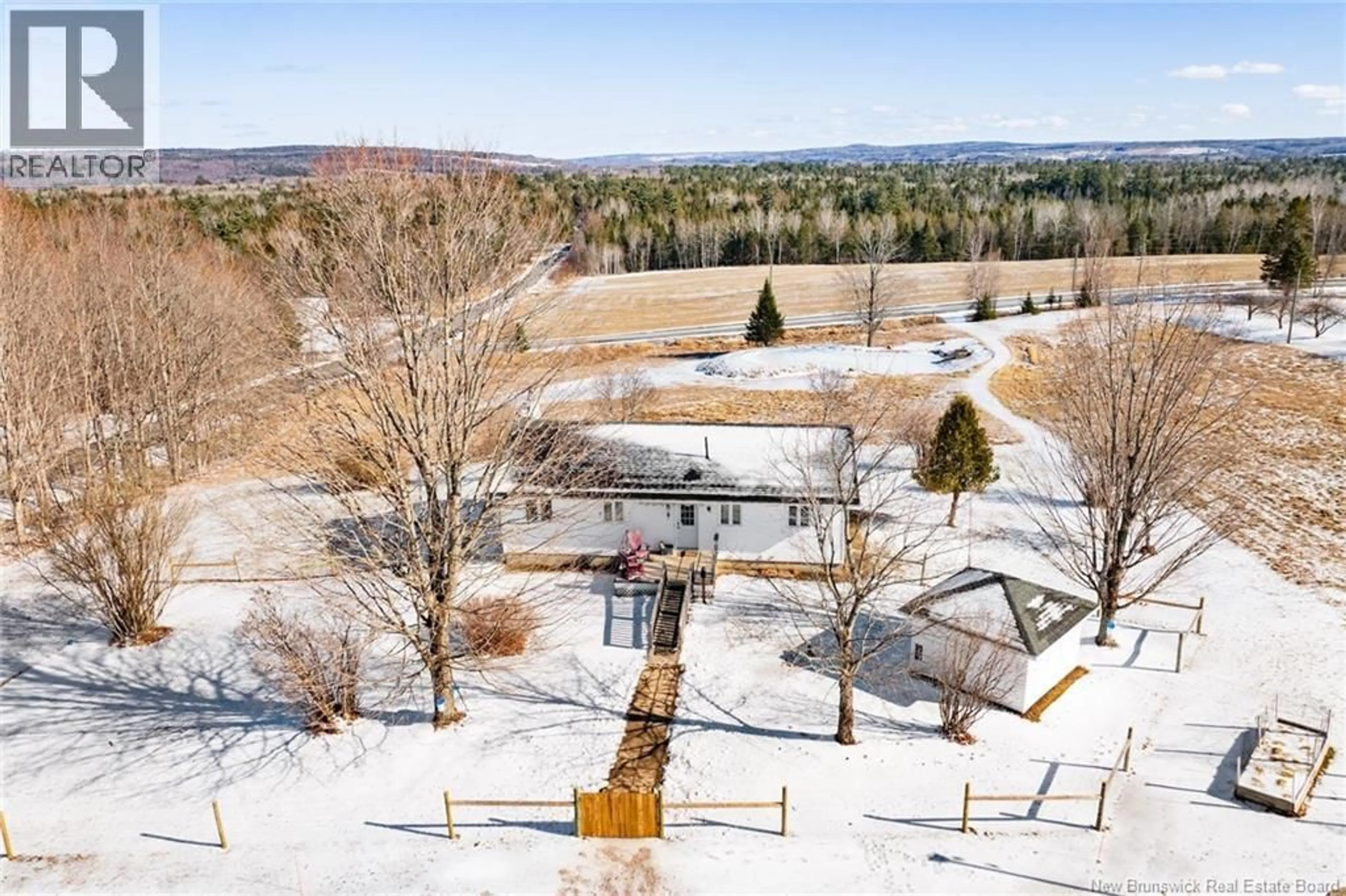 A pic from outside/outdoor area/front of a property/back of a property/a pic from drone, mountain view for 353 TRIPP SETTLEMENT ROAD, Keswick Ridge New Brunswick E6L1W6