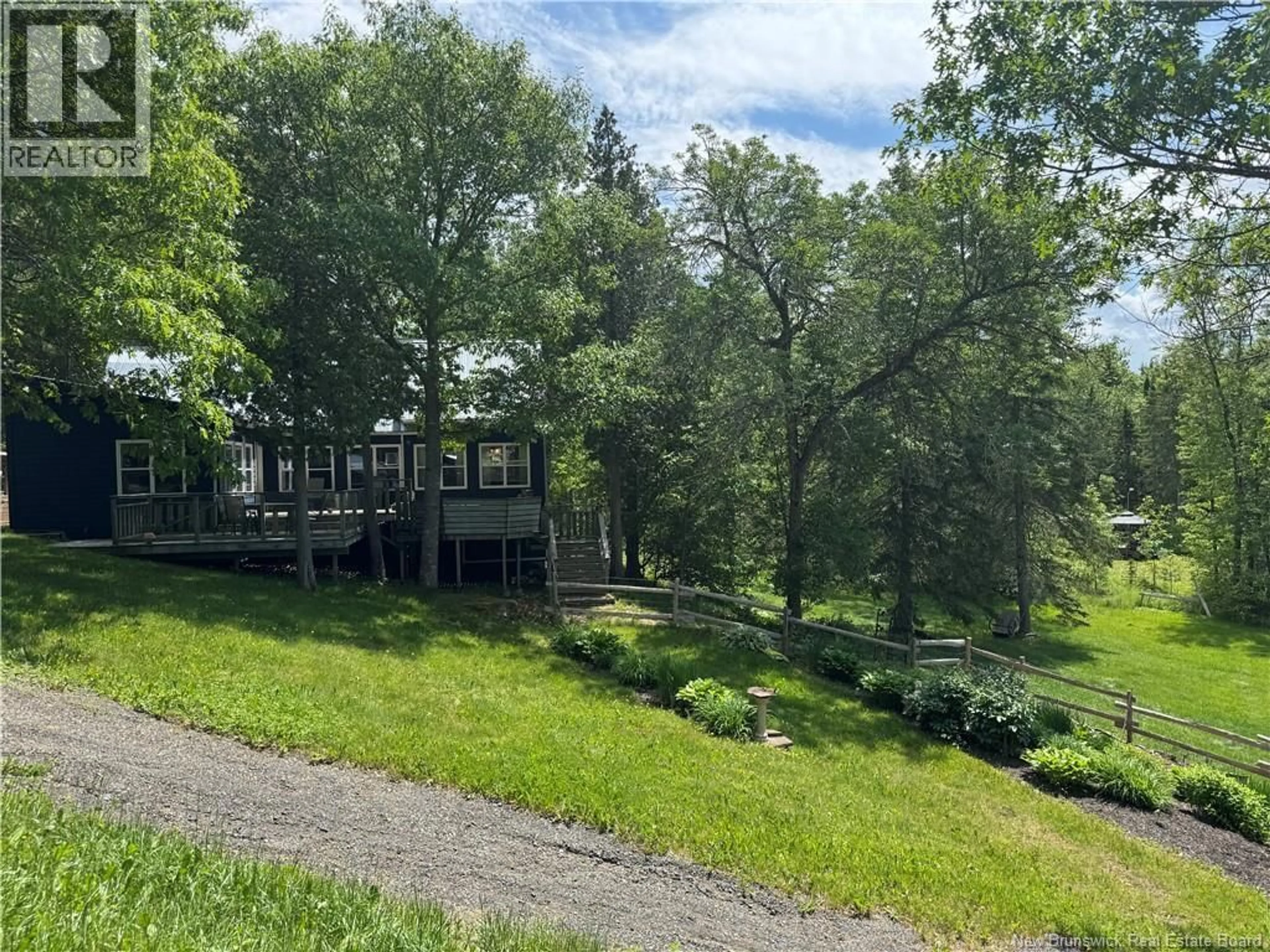 A pic from outside/outdoor area/front of a property/back of a property/a pic from drone, forest/trees view for 1588 SCENIC NARROWS BOULEVARD, Cambridge-Narrows New Brunswick E4C2P2
