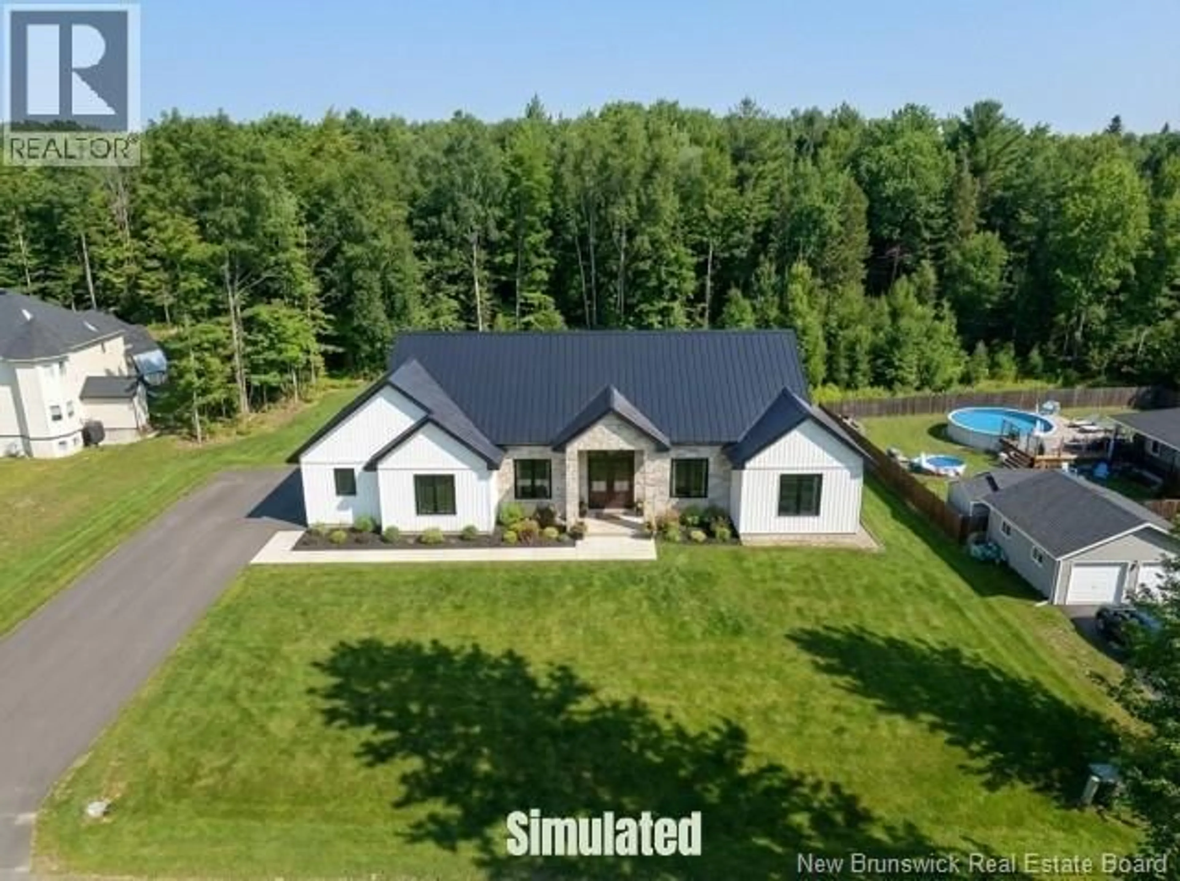 A pic from outside/outdoor area/front of a property/back of a property/a pic from drone, building for 1A IRVINE STREET, Oromocto New Brunswick E2V3N4