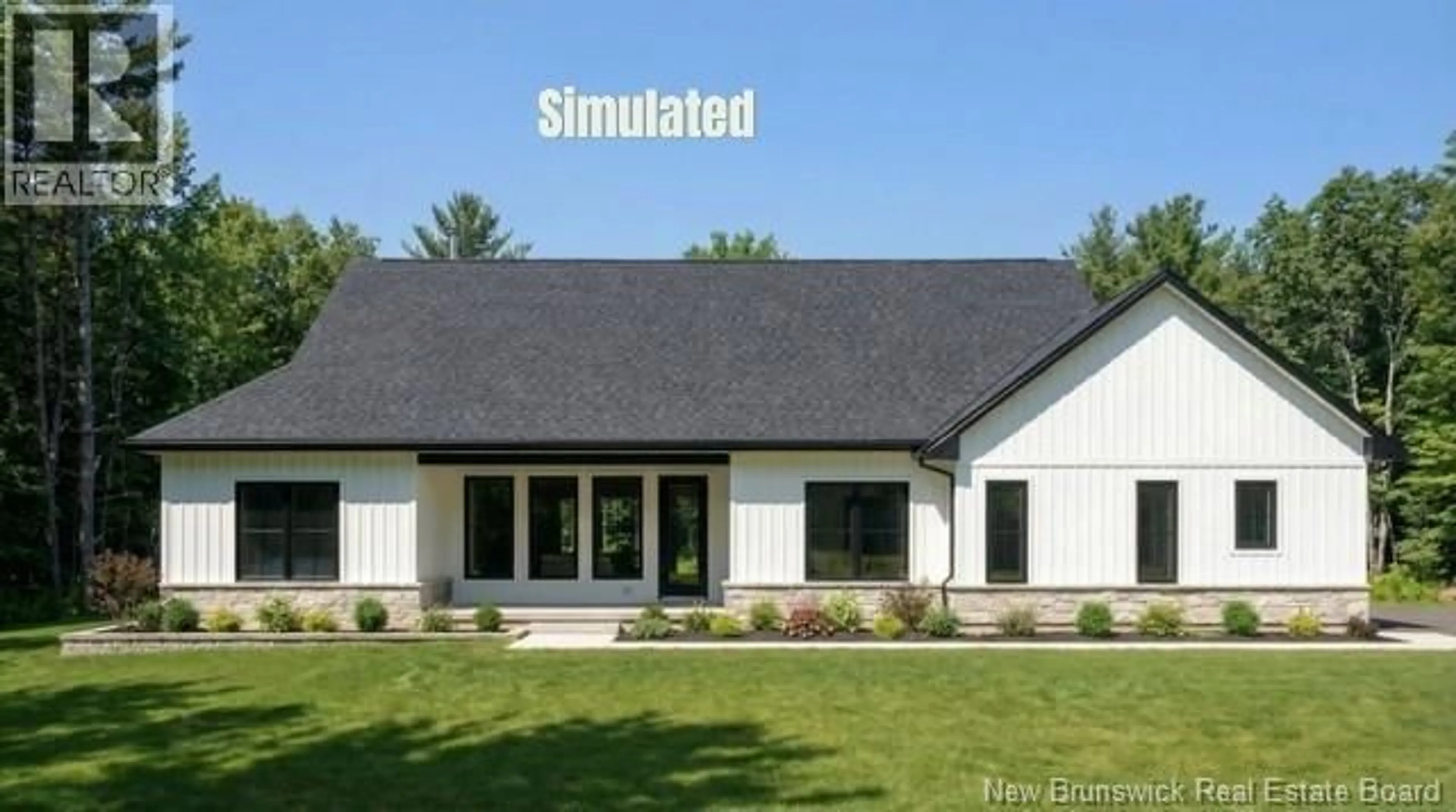 Home with vinyl exterior material, street for 1A IRVINE STREET, Oromocto New Brunswick E2V3N4