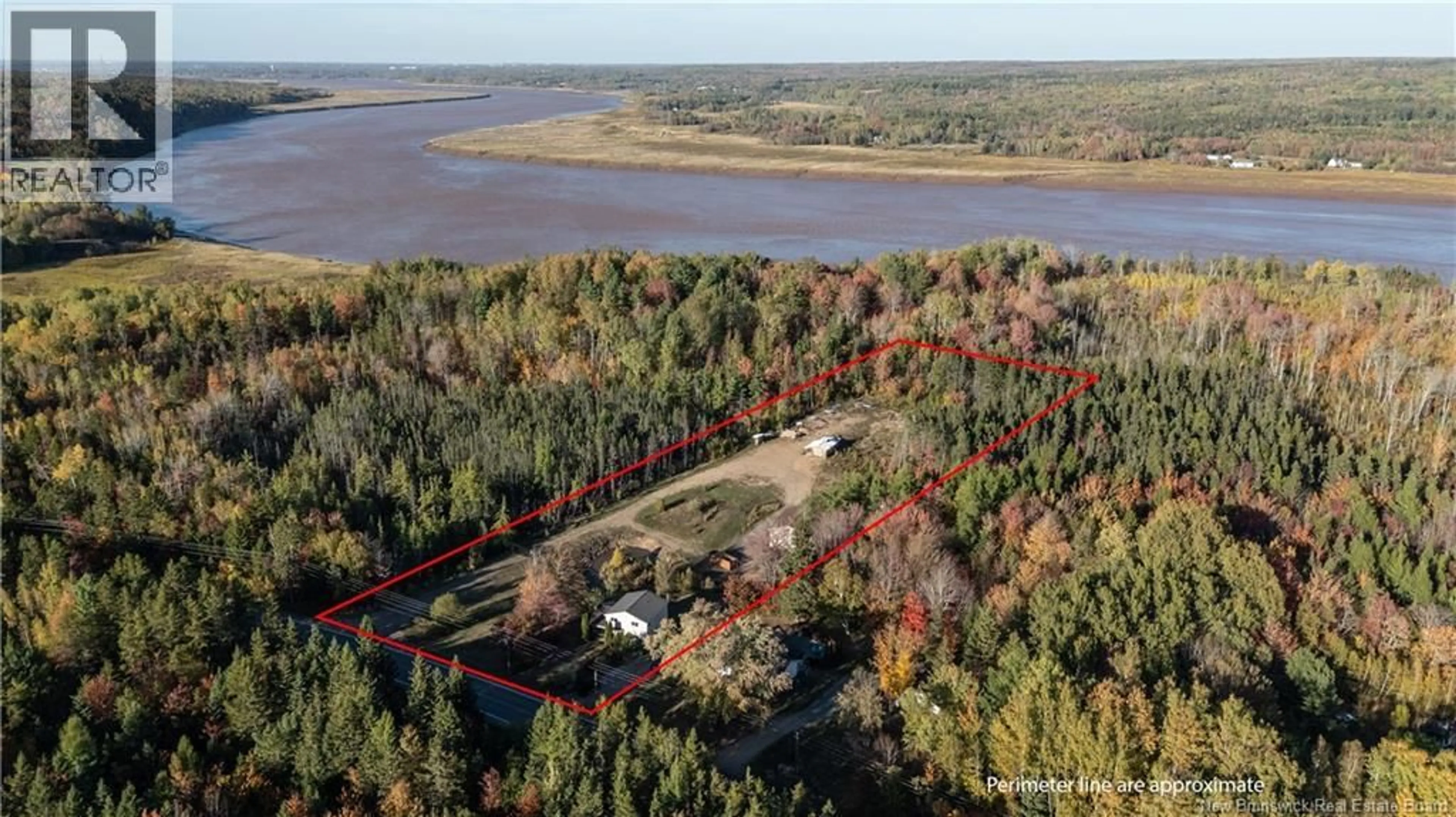 A pic from outside/outdoor area/front of a property/back of a property/a pic from drone, water/lake/river/ocean view for 1949 ROUTE 114, Stoney Creek New Brunswick E1G2J7