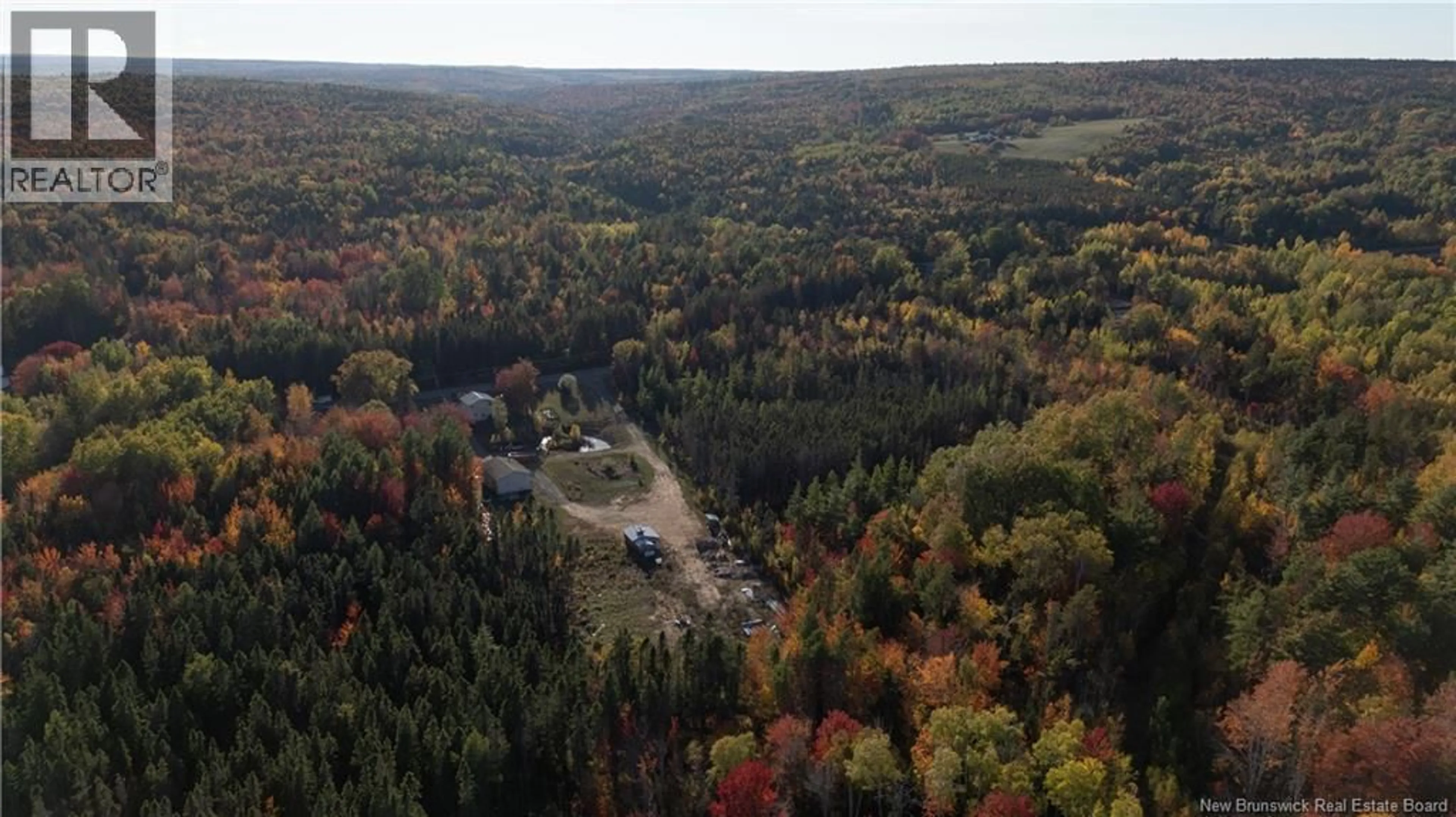A pic from outside/outdoor area/front of a property/back of a property/a pic from drone, forest/trees view for 1949 ROUTE 114, Stoney Creek New Brunswick E1G2J7