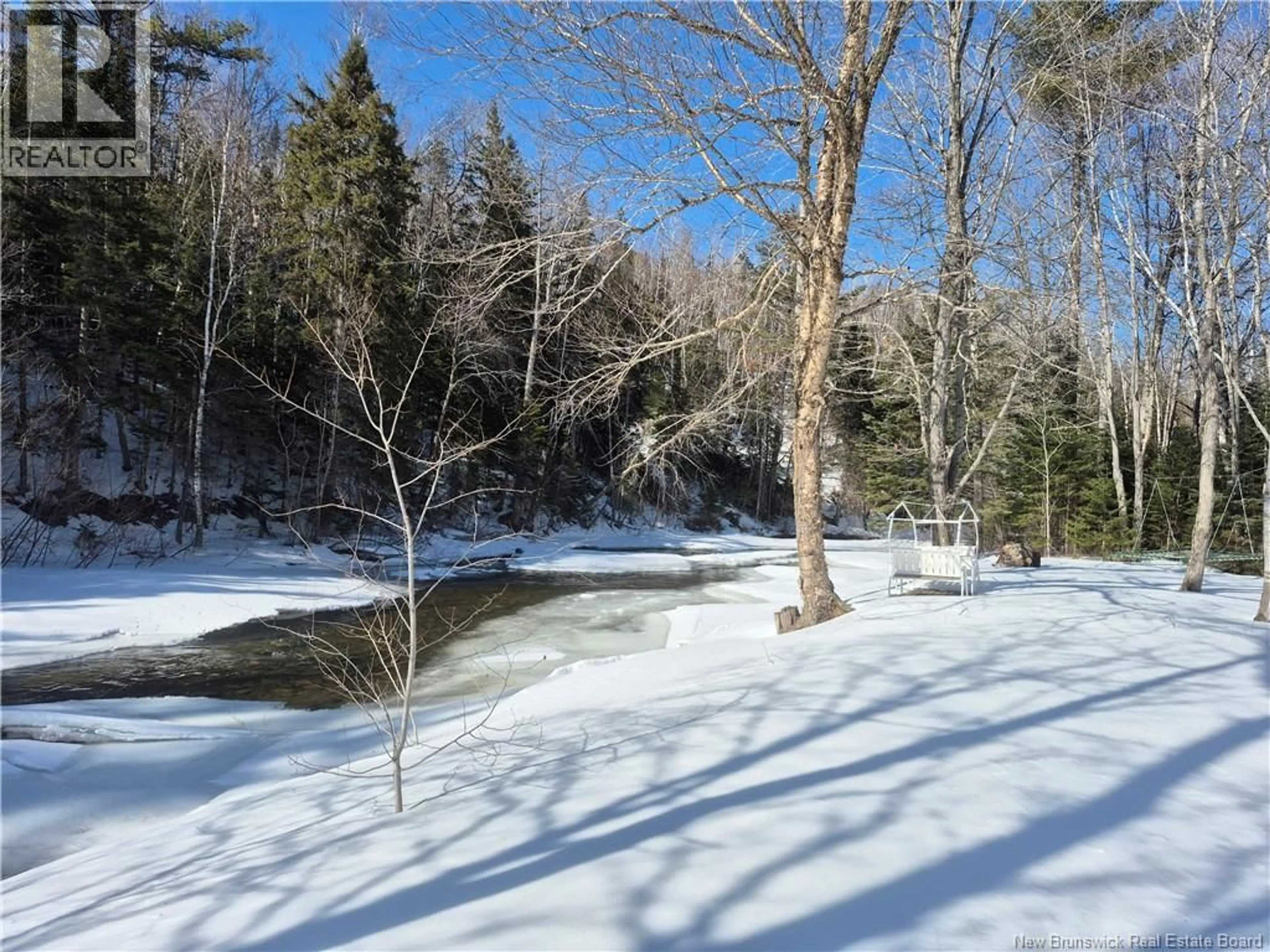 A pic from outside/outdoor area/front of a property/back of a property/a pic from drone, forest/trees view for 86 RUE DE LA SOURCE, Nigadoo New Brunswick E8K3V8
