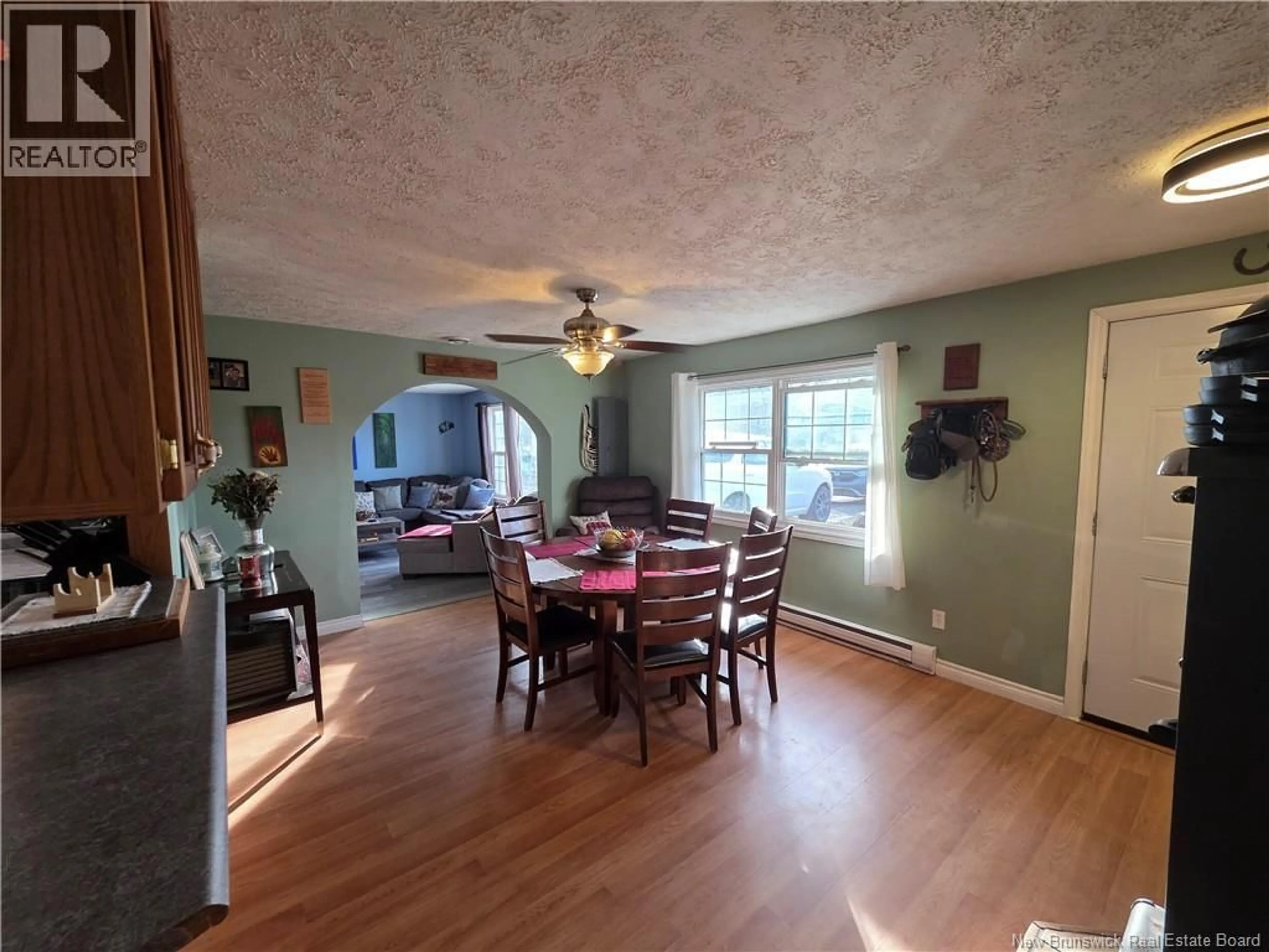 Dining room, wood/laminate floor for 144 WILSEY ROAD, Fredericton Junction New Brunswick E5L1W9