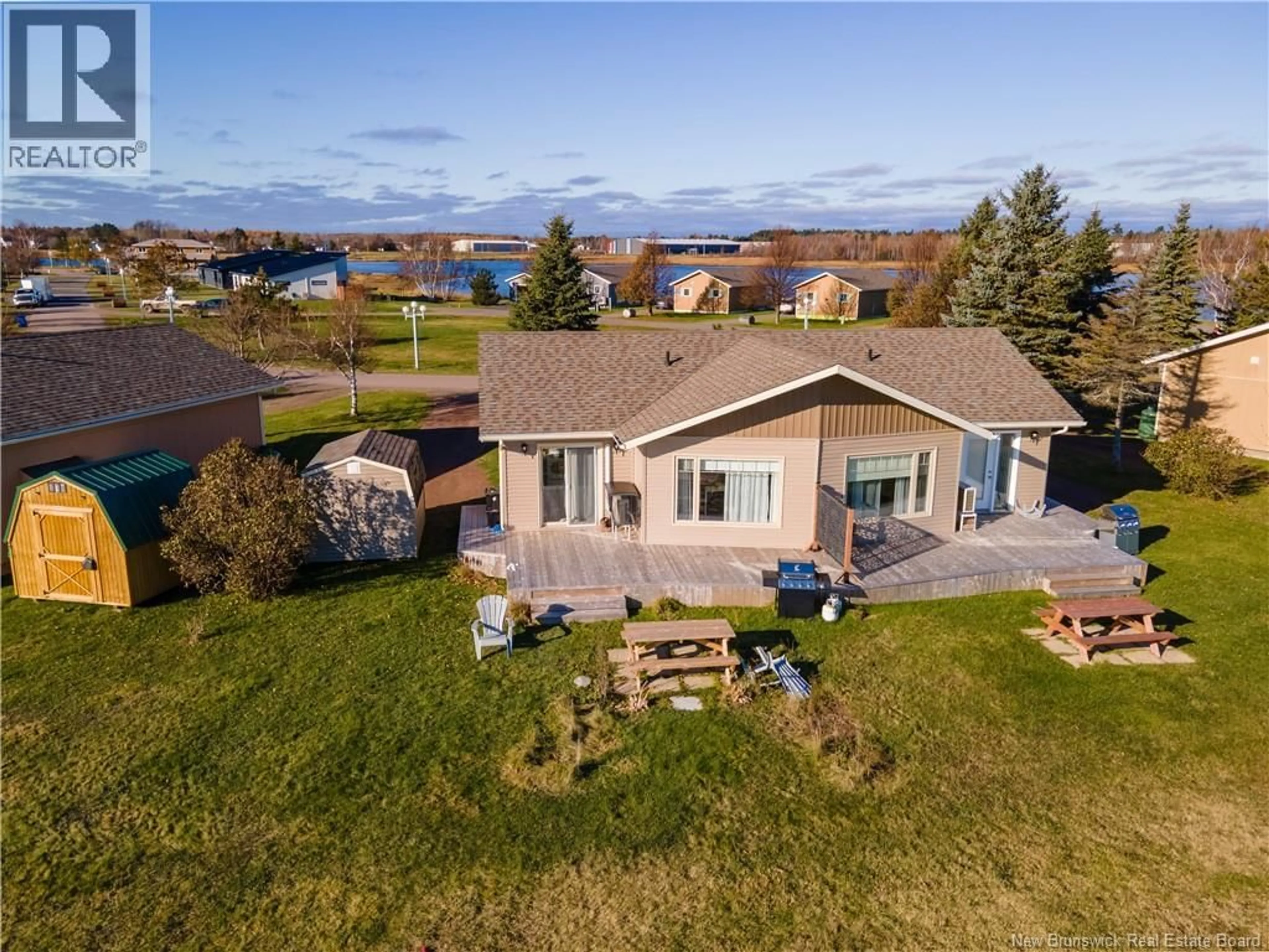 A pic from outside/outdoor area/front of a property/back of a property/a pic from drone, water/lake/river/ocean view for 110 YORK STREET, Richibucto New Brunswick E4W4K1