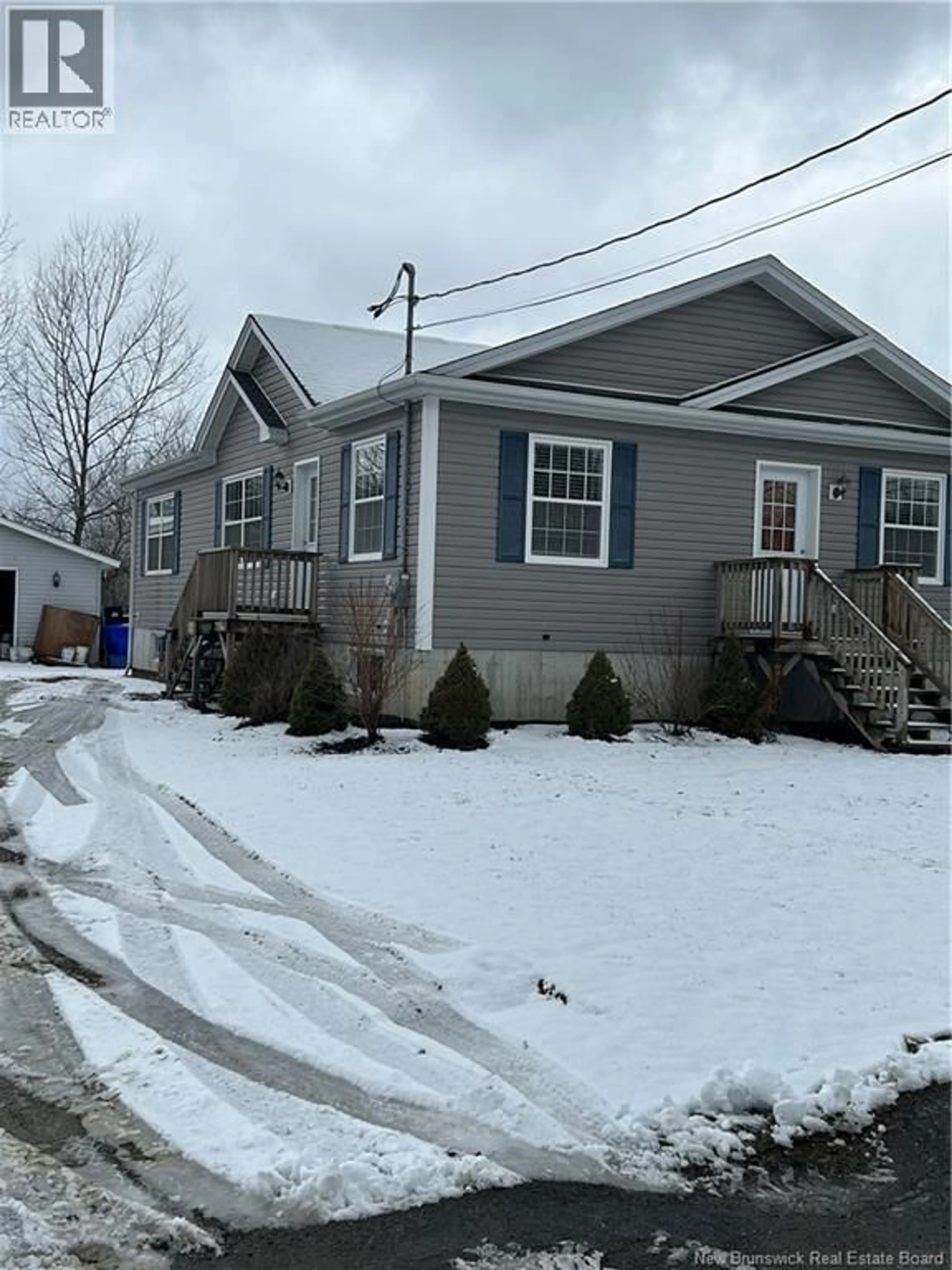 Home with vinyl exterior material, street for 103 QUEENSWAY STREET, St. Stephen New Brunswick E3L1L6