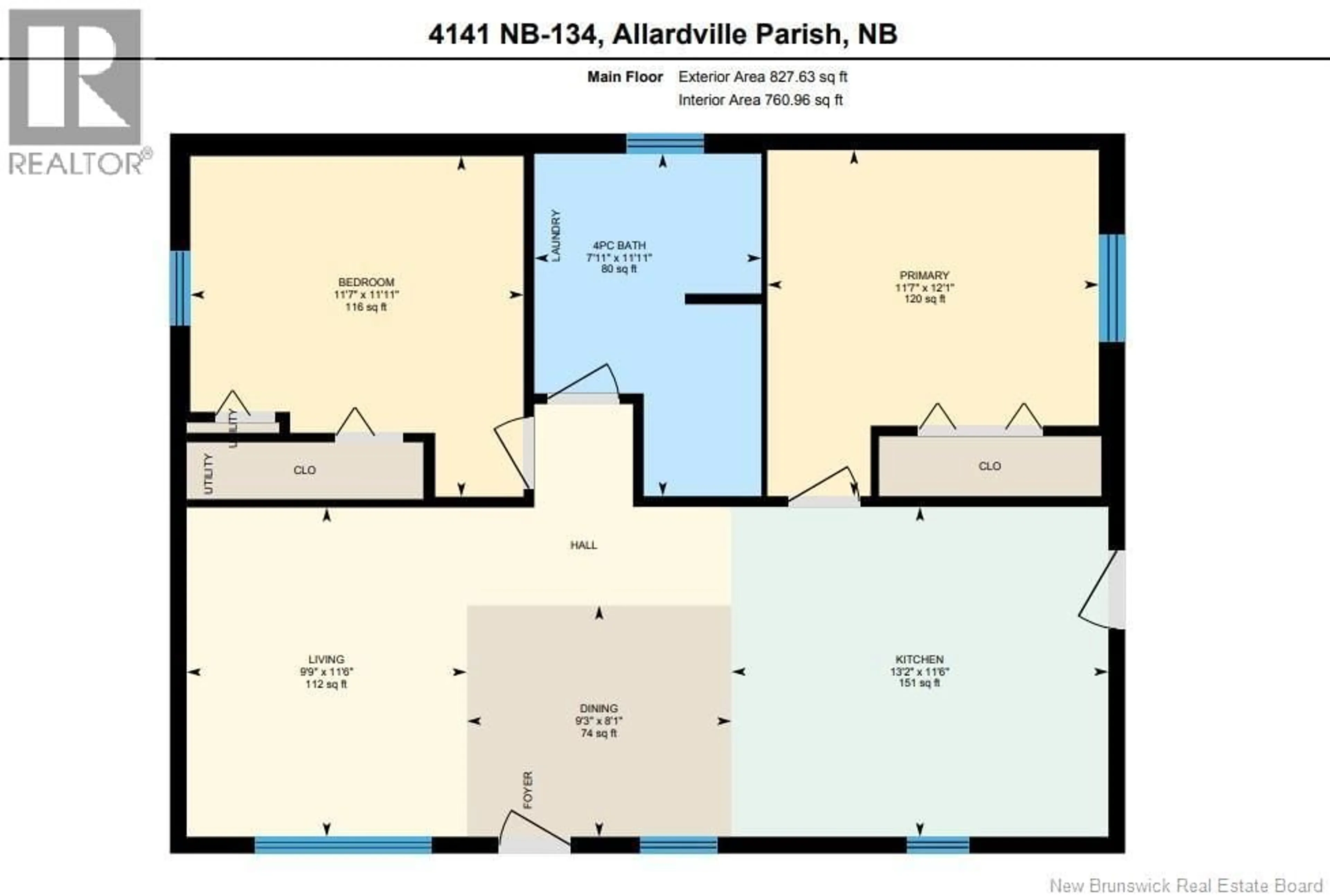 Floor plan for 4141 ROUTE 134, Allardville New Brunswick E8L1H3