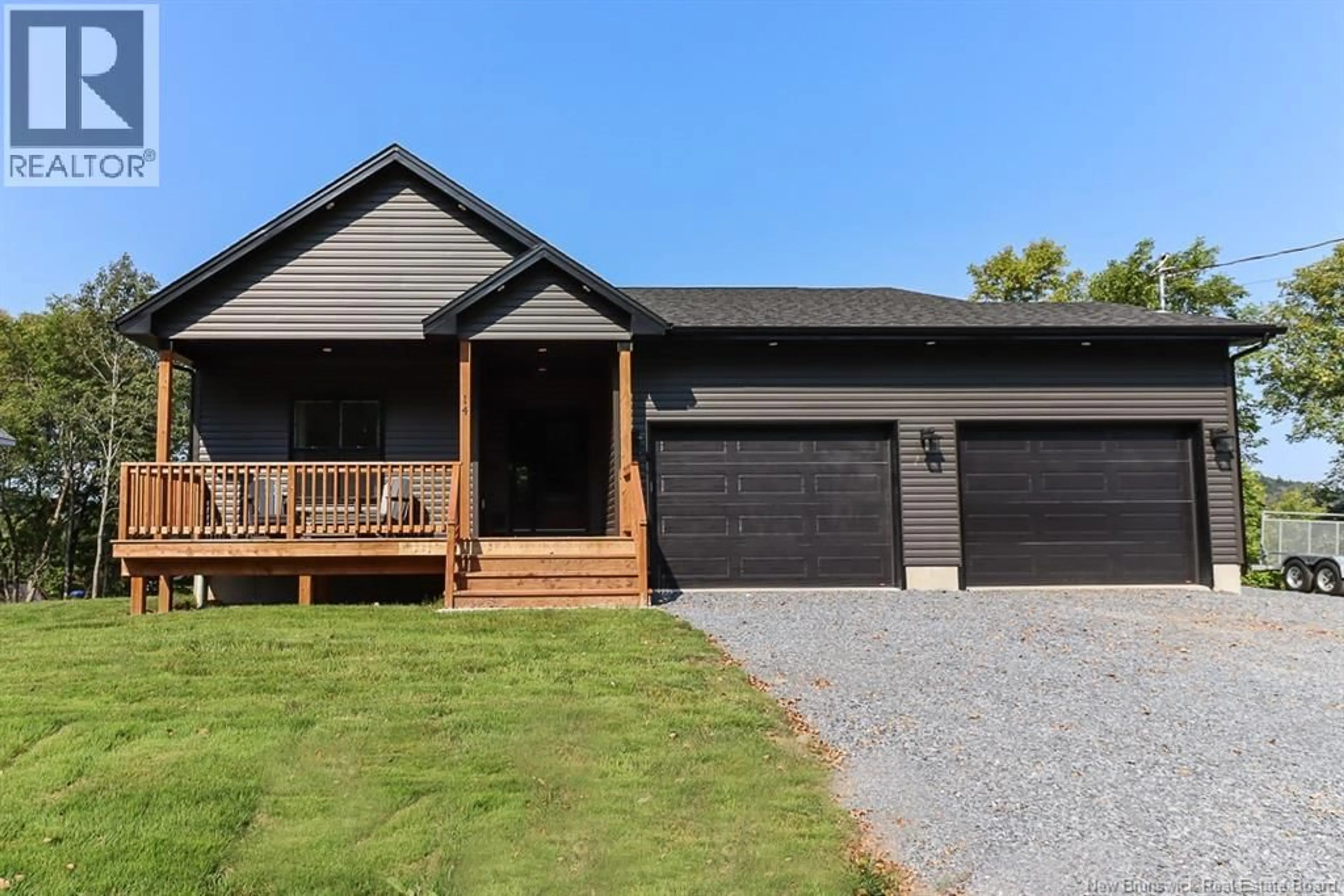 Home with vinyl exterior material, street for 14 SHERATON AVENUE, Quispamsis New Brunswick E2E1L9