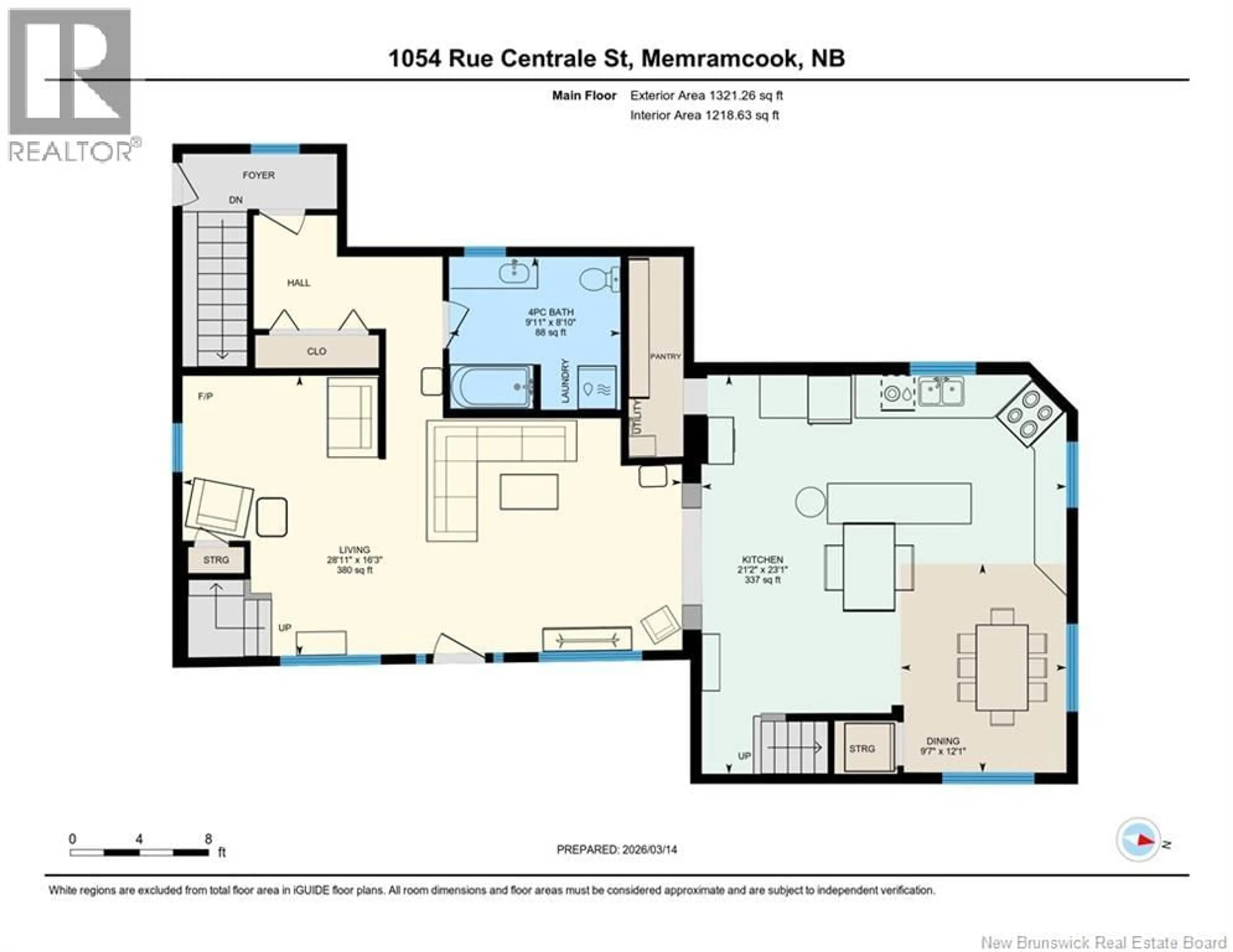Floor plan for 1054 CENTRALE STREET, Memramcook New Brunswick E4K3T6