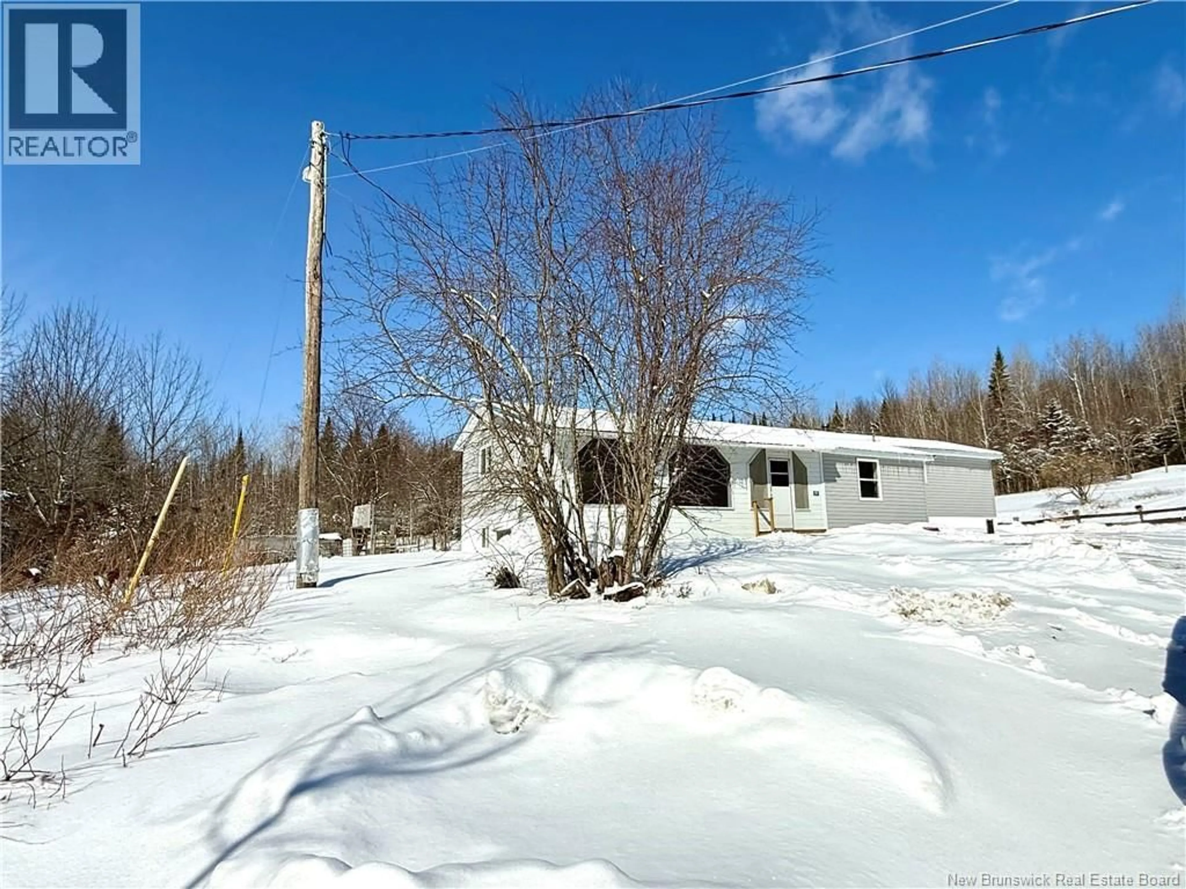 A pic from outside/outdoor area/front of a property/back of a property/a pic from drone, unknown for 19 RTE 570, Bannon New Brunswick E7L3S3