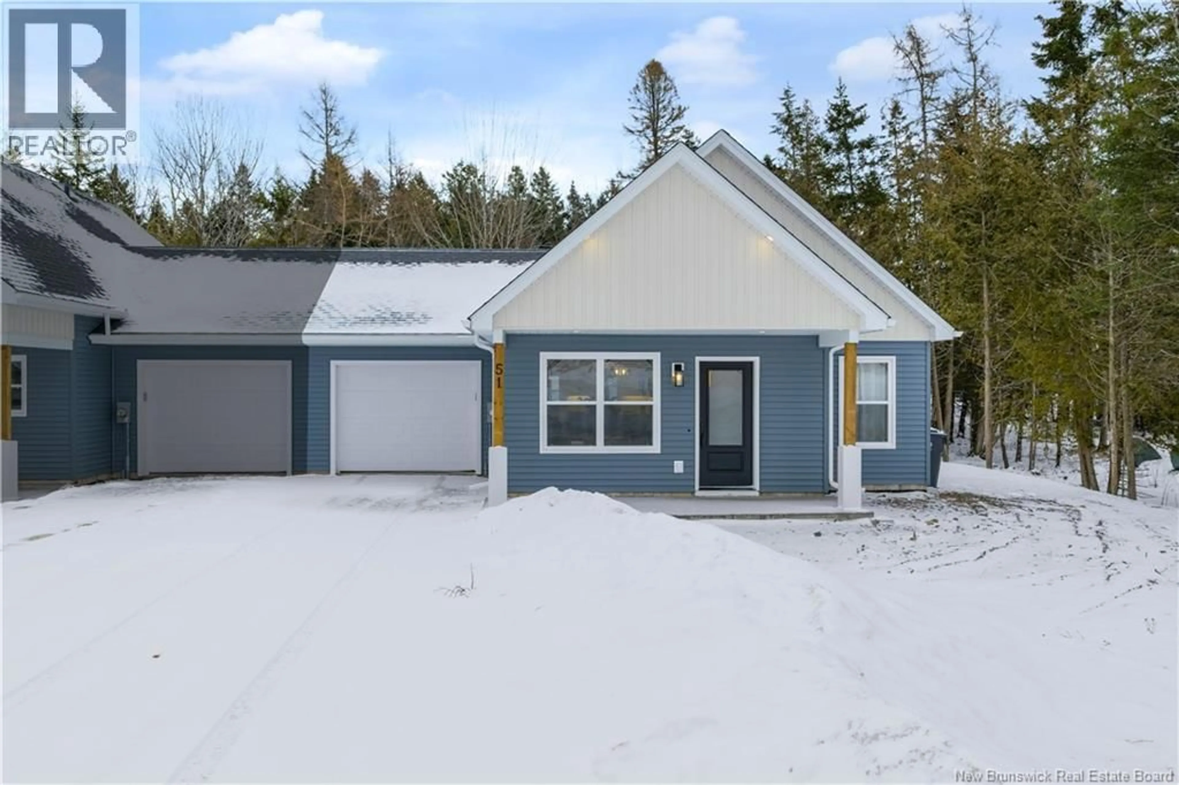 Home with vinyl exterior material, street for 51 HOMESTEAD DRIVE, Hampton New Brunswick E5N0J7