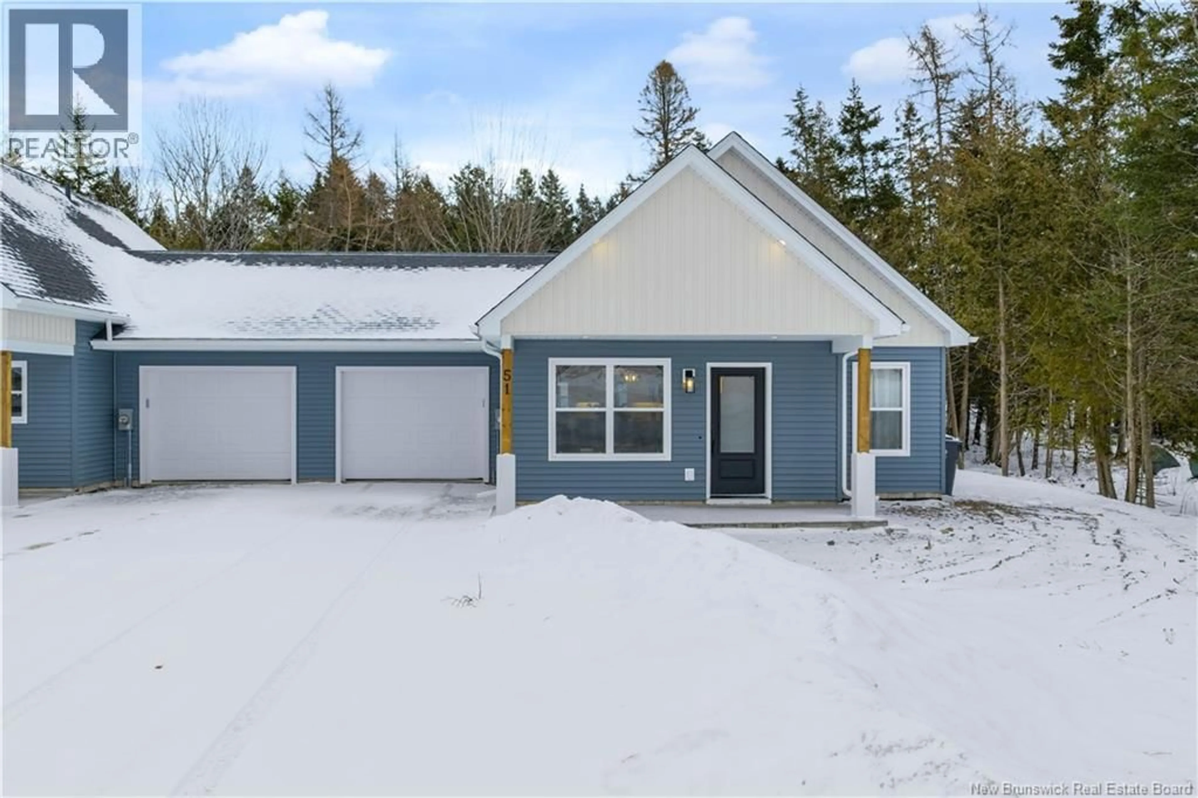 Home with vinyl exterior material, street for 51 HOMESTEAD DRIVE, Hampton New Brunswick E5N0J7