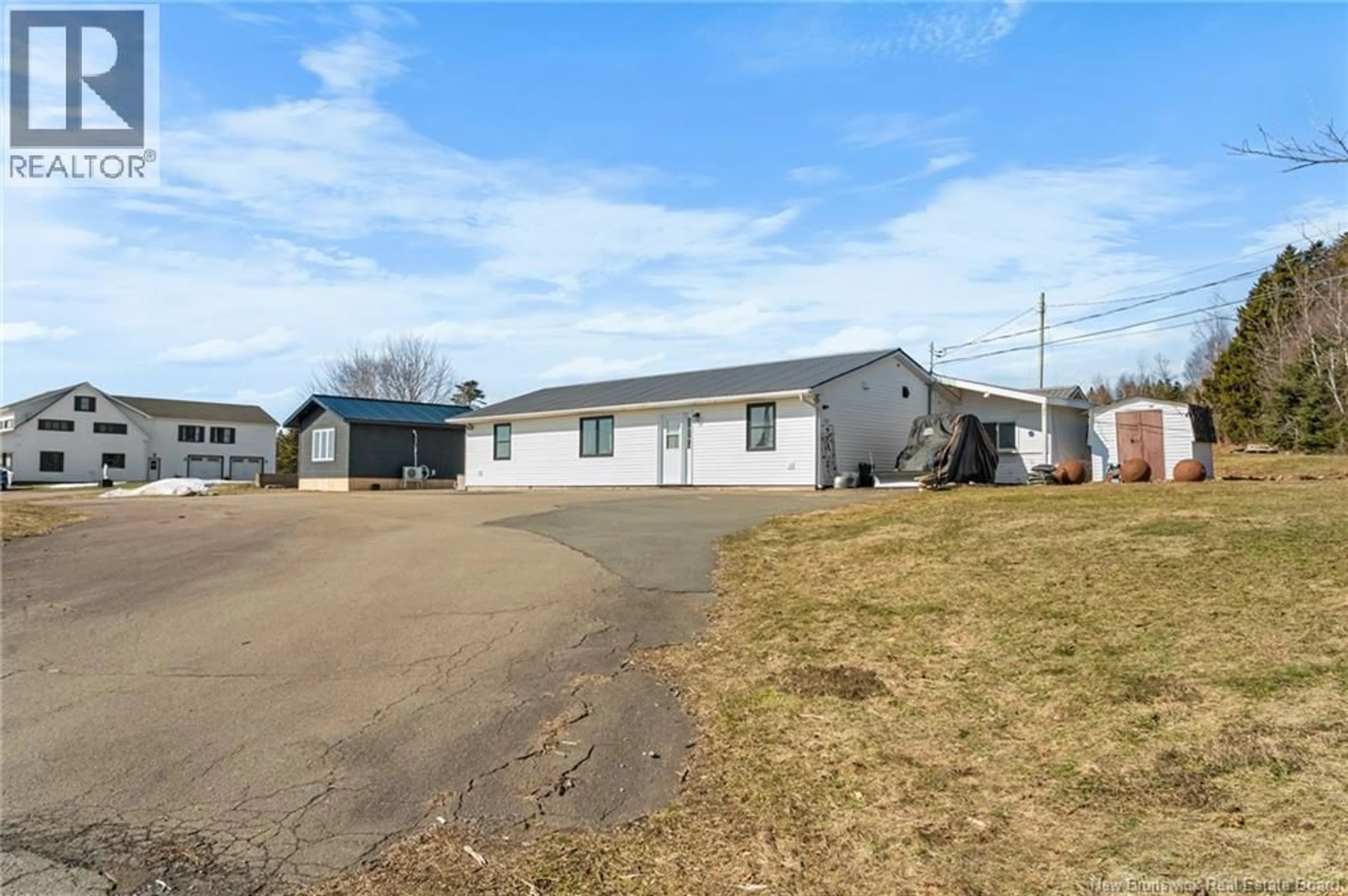 A pic from outside/outdoor area/front of a property/back of a property/a pic from drone, unknown for 4120 ROUTE 114, Hopewell Cape New Brunswick E4H3K2