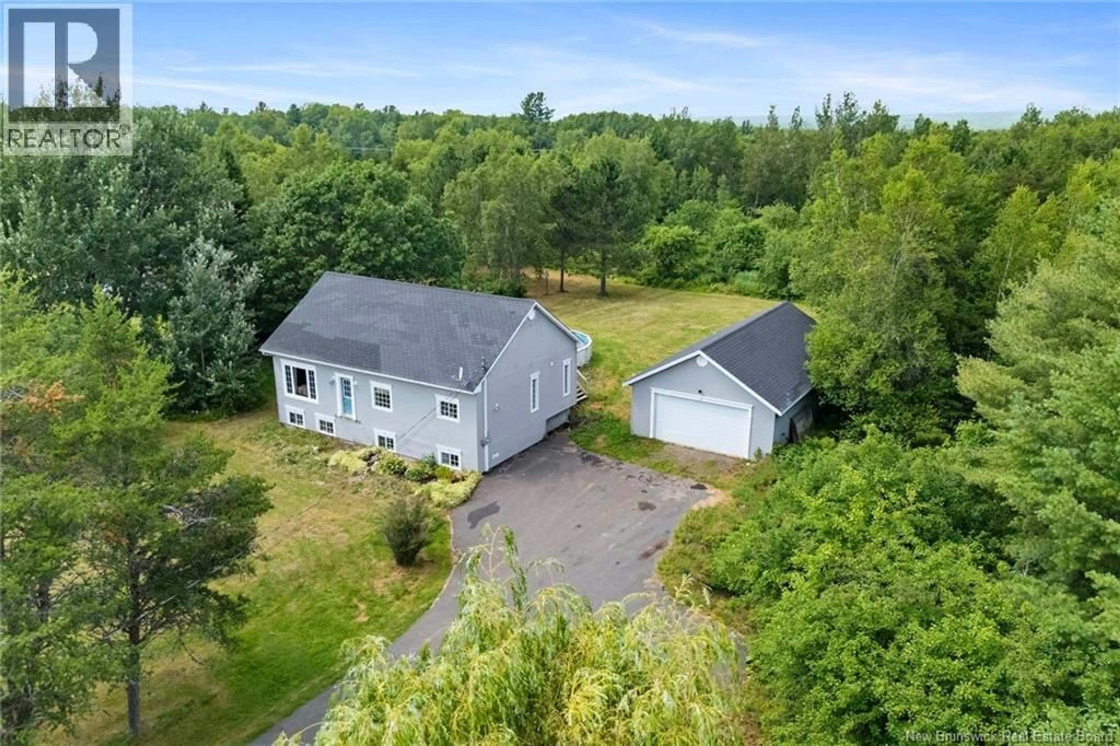 A pic from outside/outdoor area/front of a property/back of a property/a pic from drone, unknown for 4325 ROUTE 10, New Zion New Brunswick E4B1A5