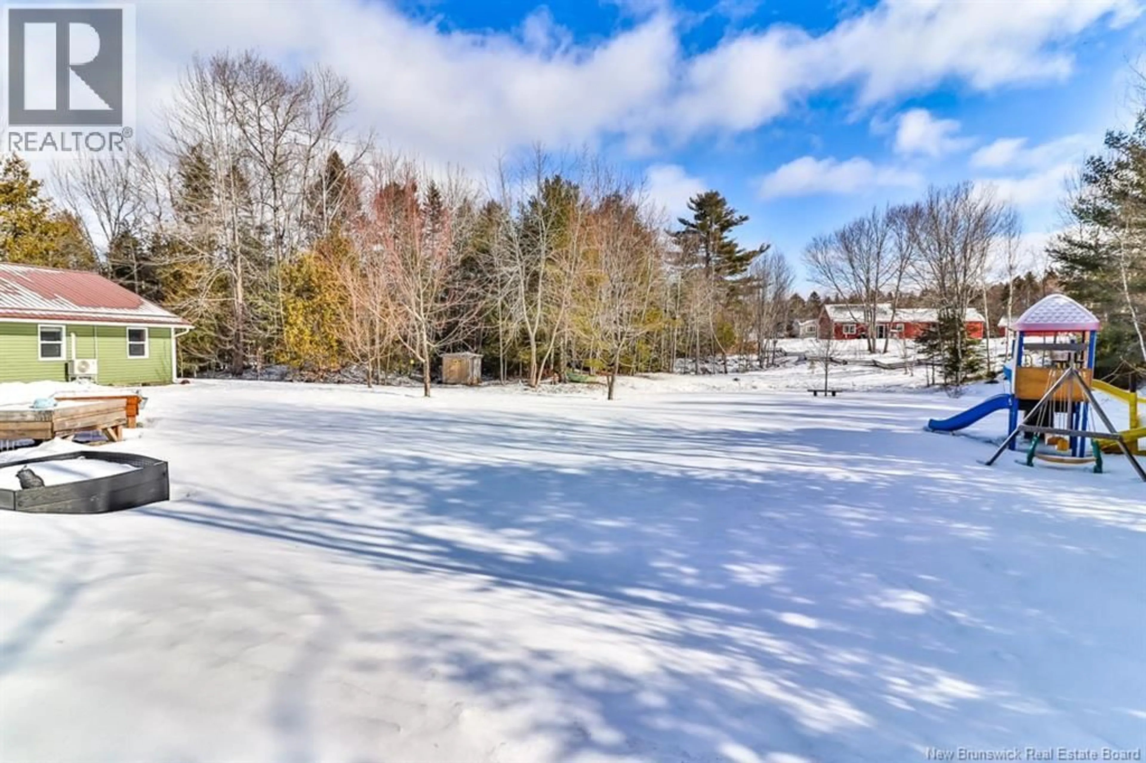 A pic from outside/outdoor area/front of a property/back of a property/a pic from drone, water/lake/river/ocean view for 28 CYNTHIA DRIVE, Nerepis New Brunswick E5K3R2