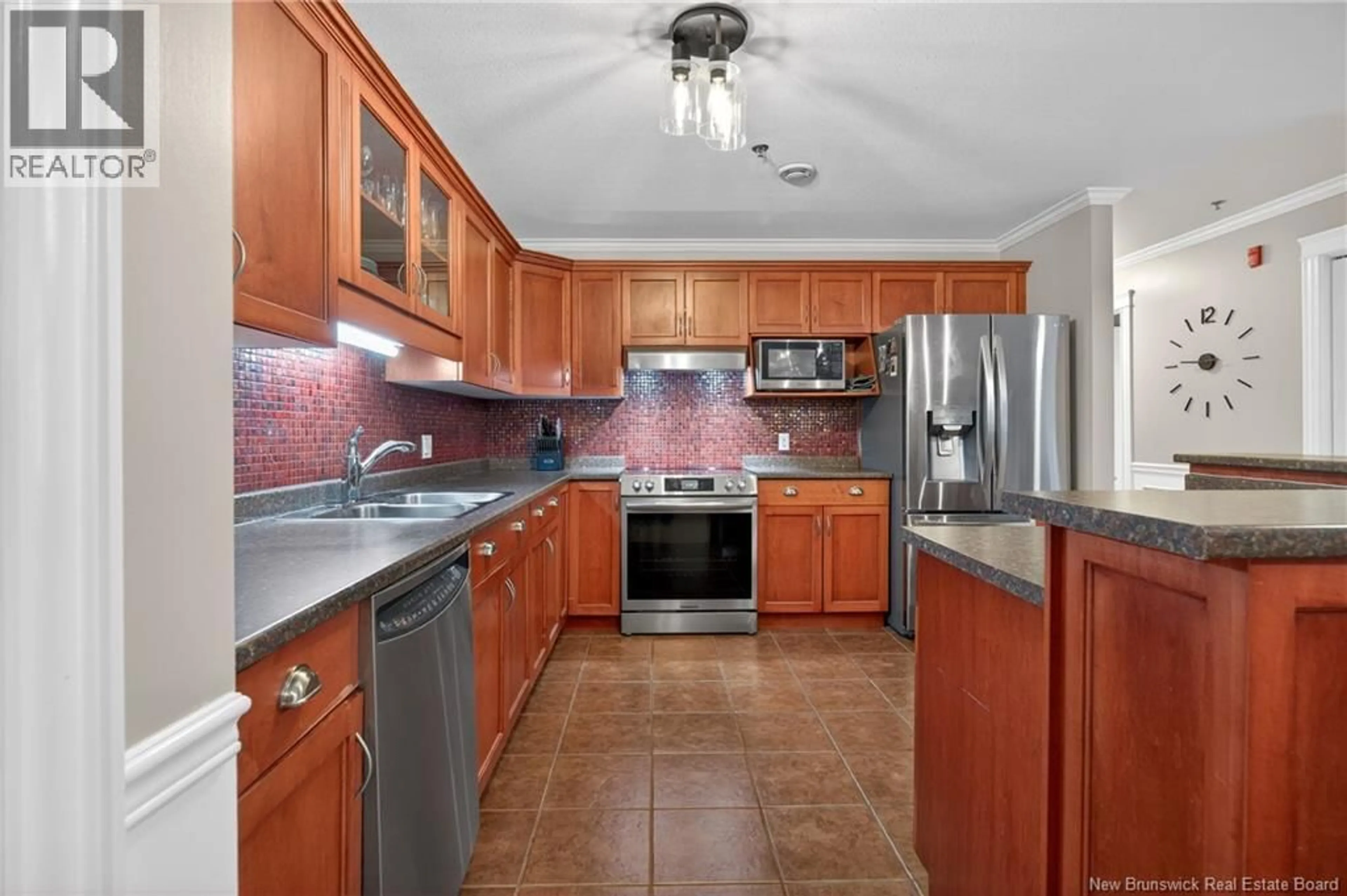 Standard kitchen, ceramic/tile floor for 28 - 51 LIAN STREET, Fredericton New Brunswick E3C0A2