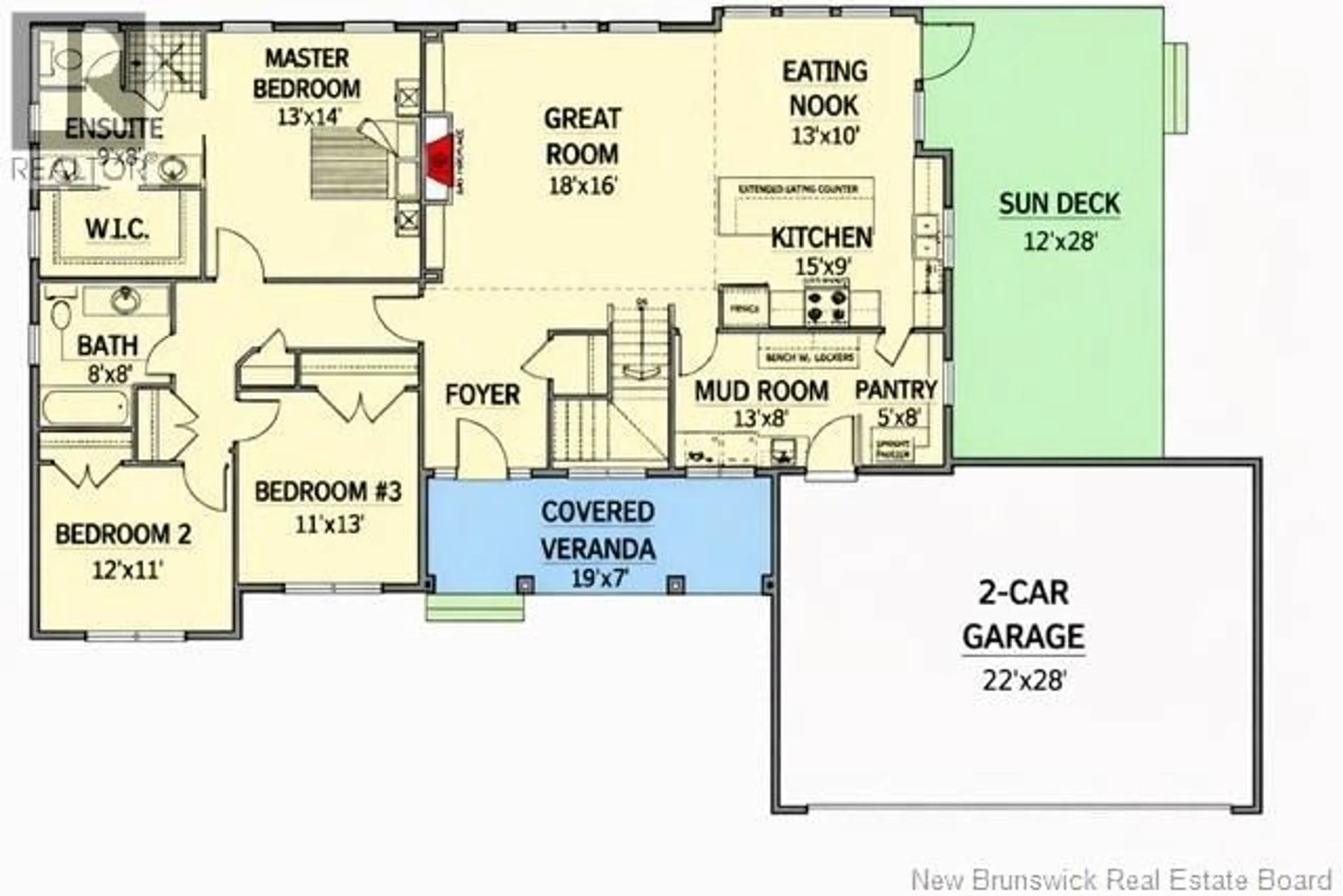 Floor plan for 1 - 2020 O'LEARY ROAD, Beaver Dam New Brunswick E3B7V9