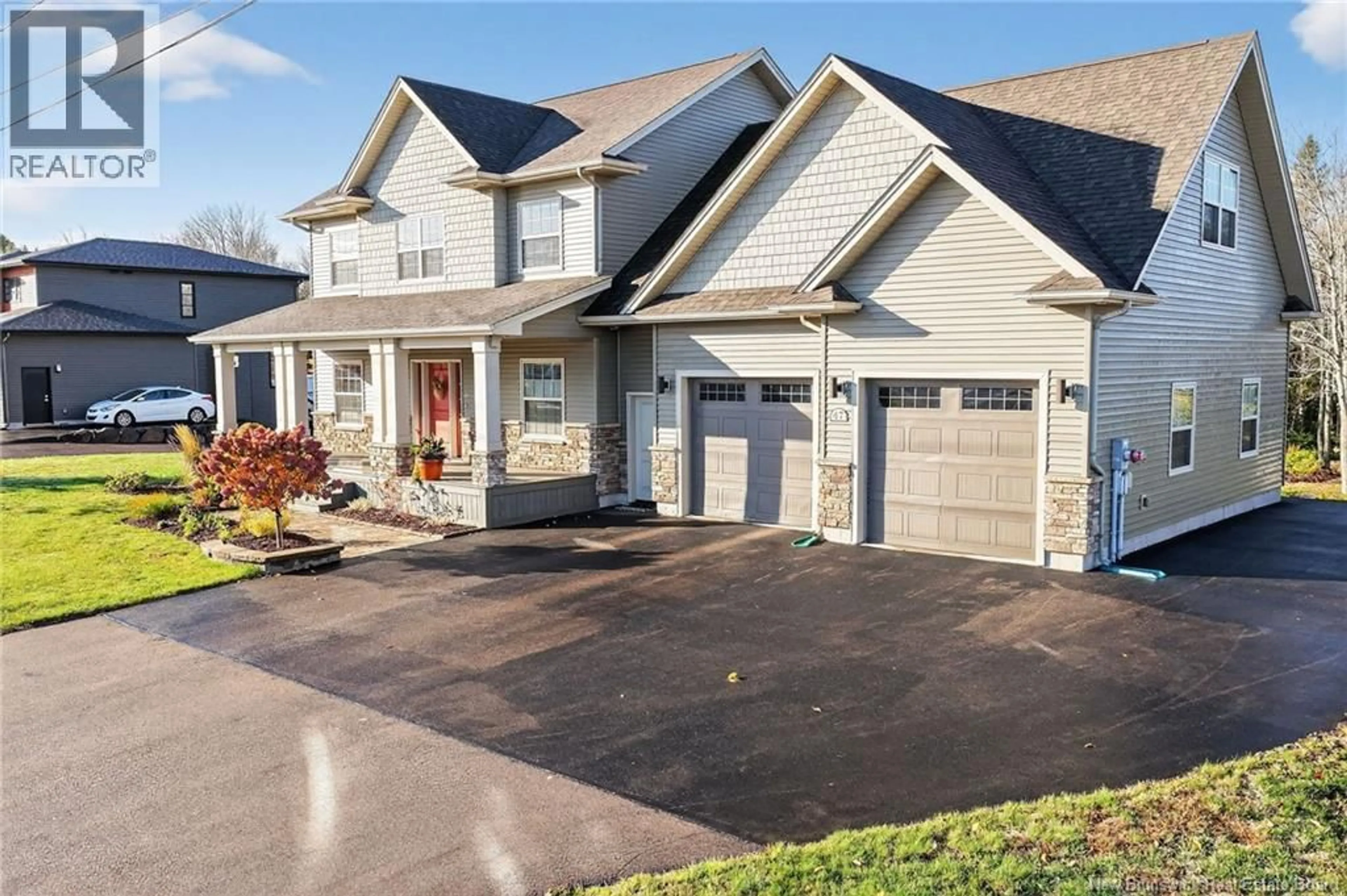 Home with vinyl exterior material, street for 47 MONIQUE STREET, Shediac New Brunswick E4P0M5