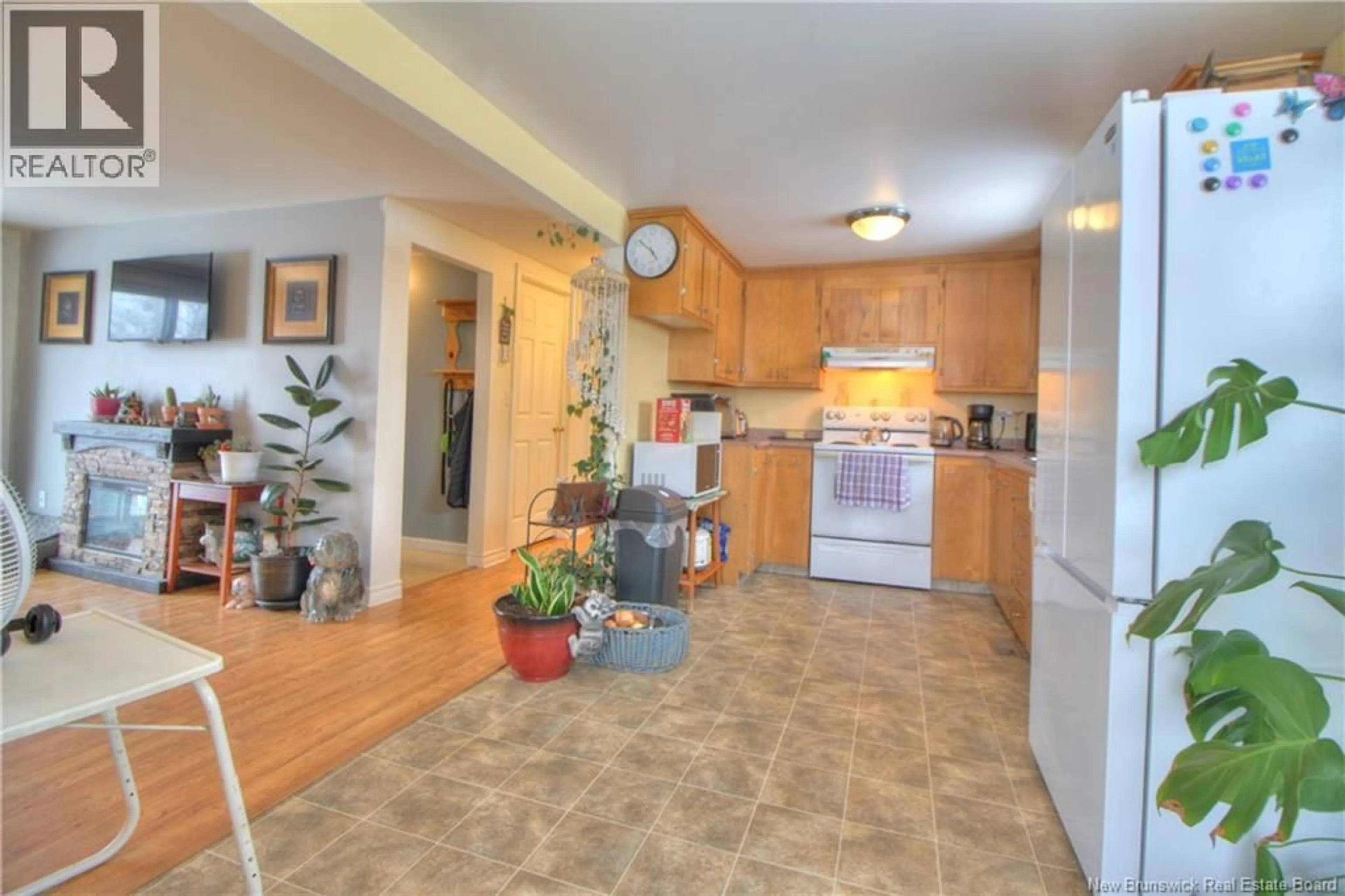 Open concept kitchen, ceramic/tile floor for 2294 ROUTE 510, Targettville New Brunswick E4T1V6