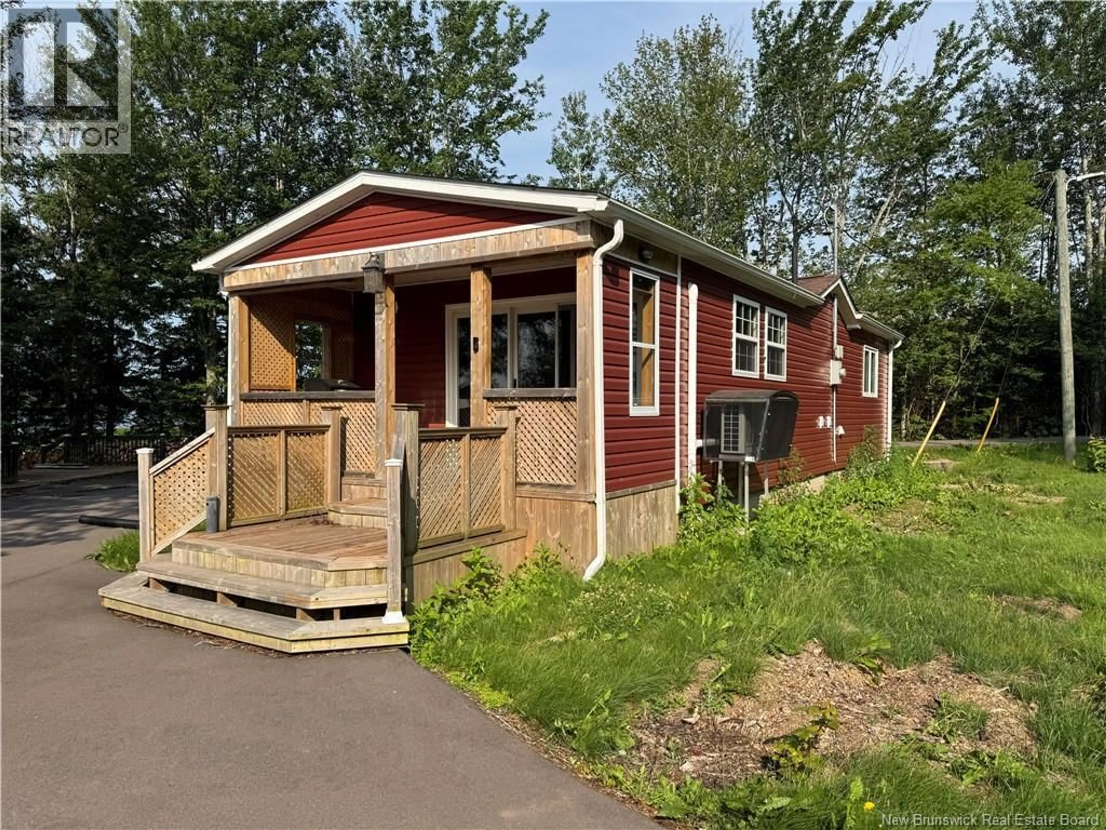 Home with vinyl exterior material, street for 444 SQUARE LAKE, Saint-Andre-LeBlanc New Brunswick E4P6A6