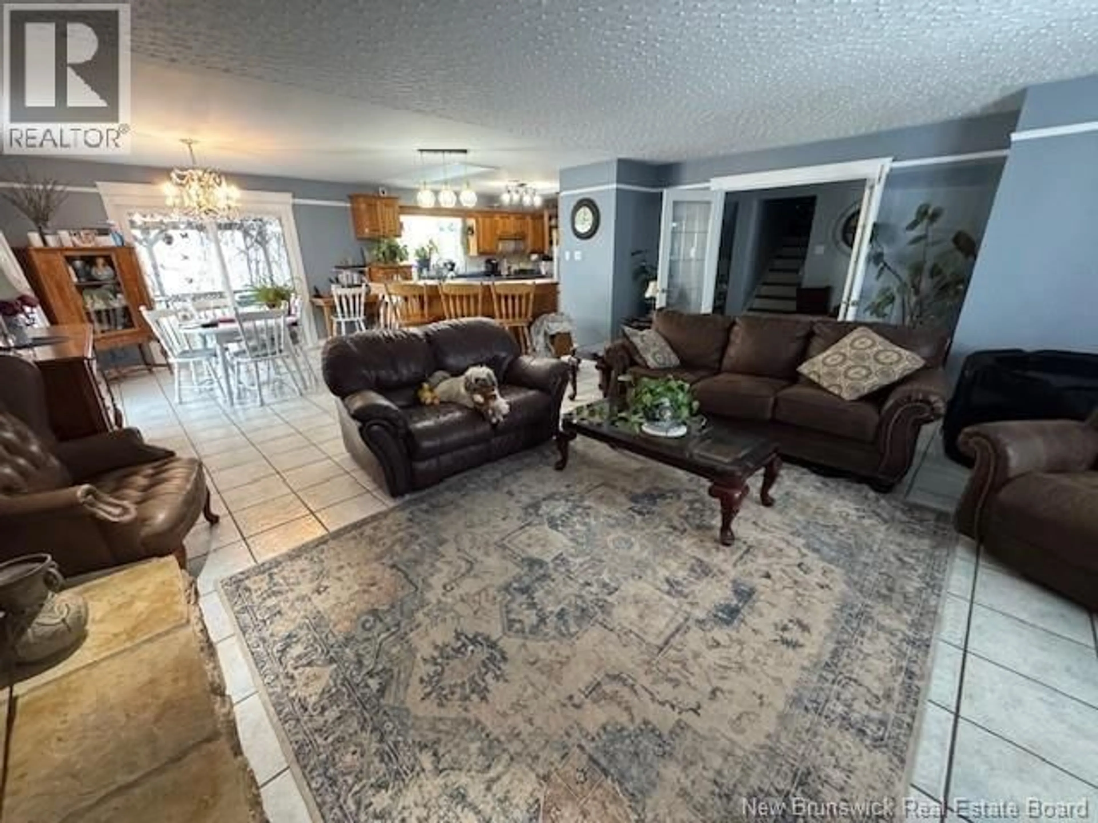 Living room with furniture, ceramic/tile floor for 1568 ROUTE 885, Havelock New Brunswick E4Z5L7