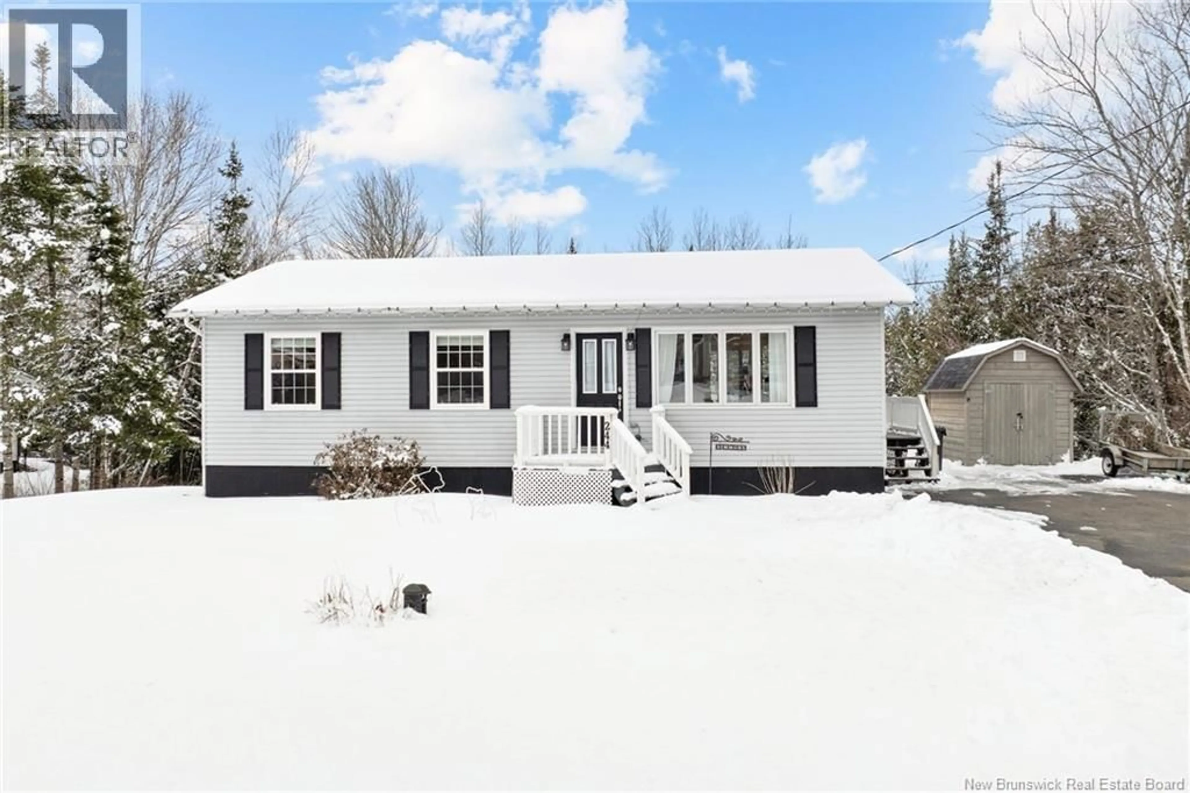 Home with vinyl exterior material, street for 244 SUNRISE ESTATES DRIVE, New Maryland New Brunswick E3G1G7